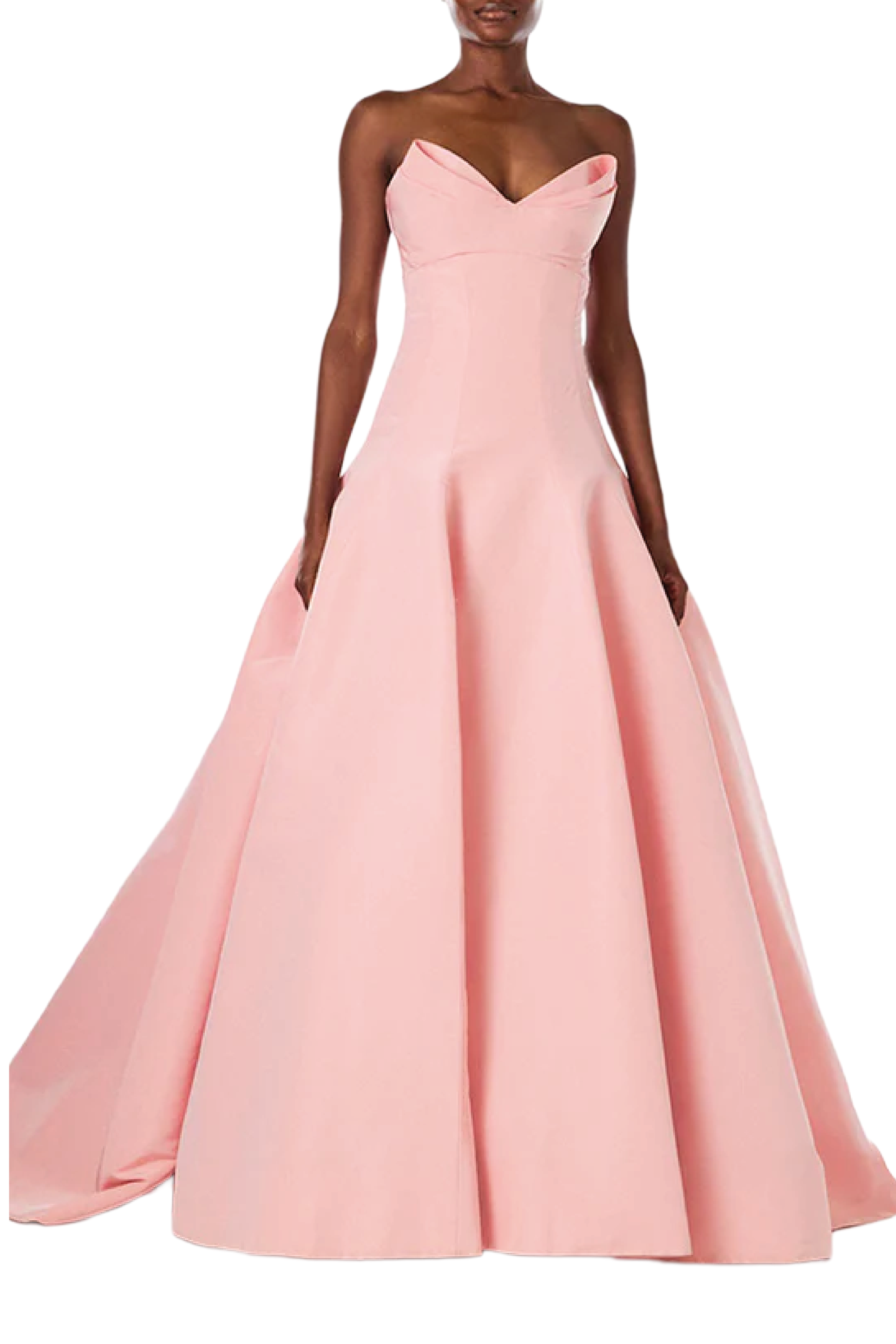 Strapless Faille Ball Gown