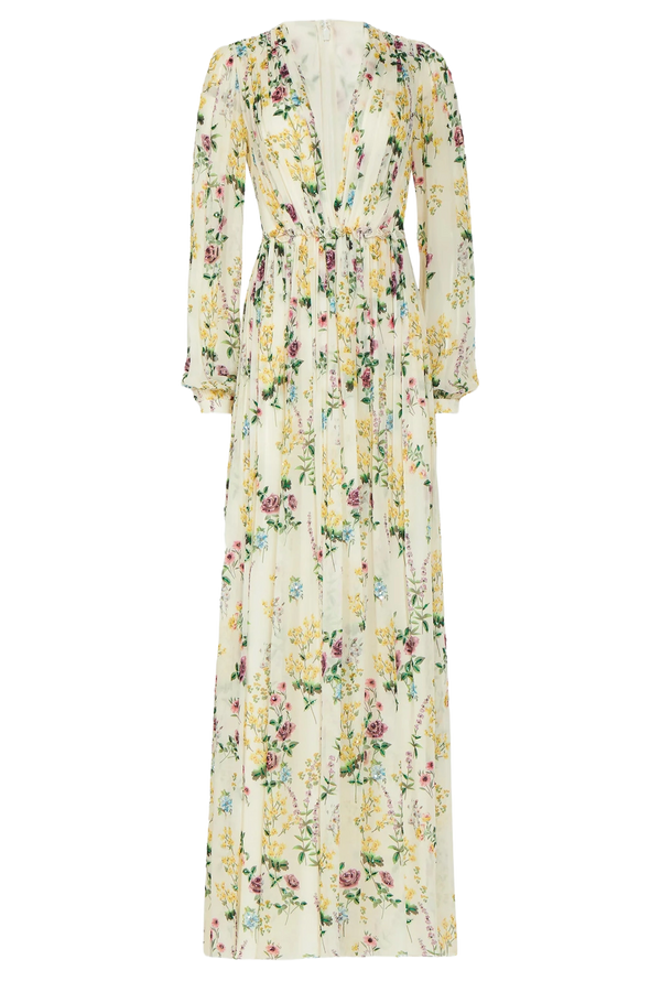 Alya Floral Georgette Gown