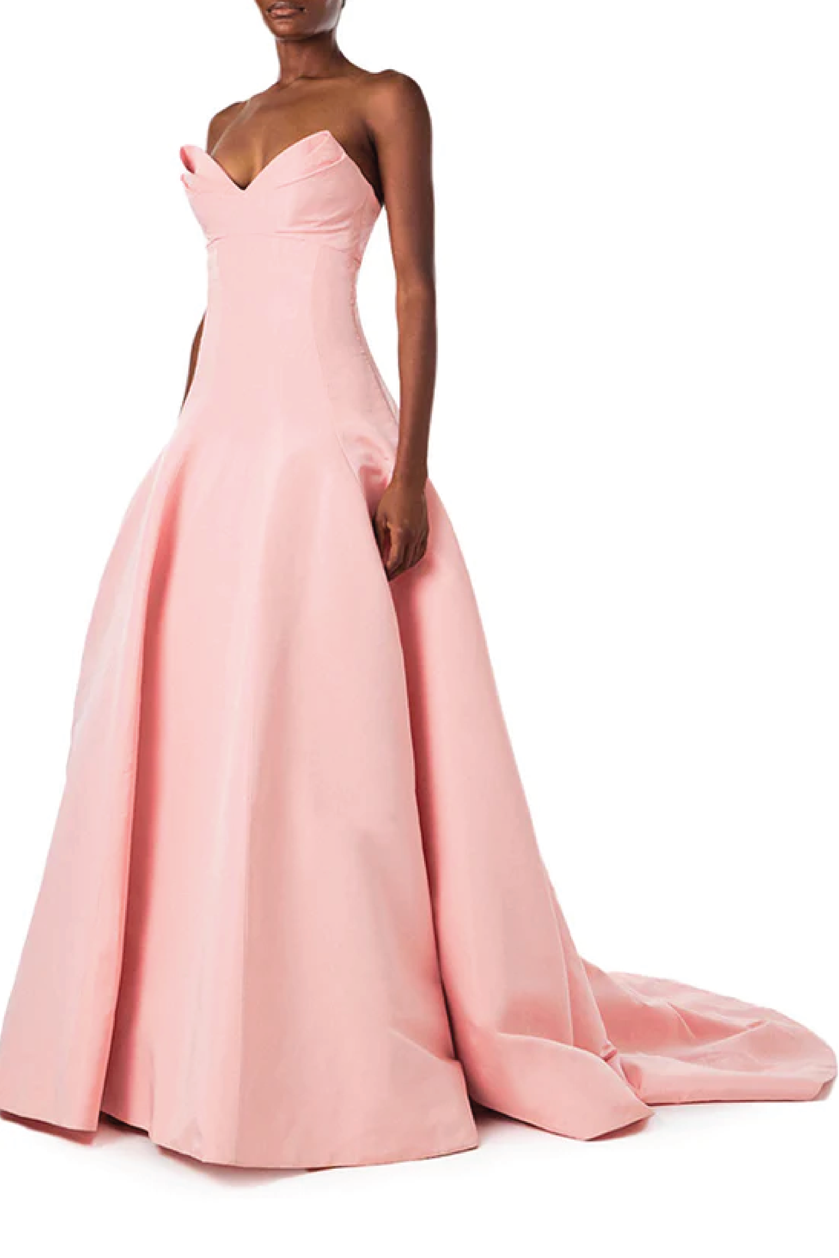 Strapless Faille Ball Gown