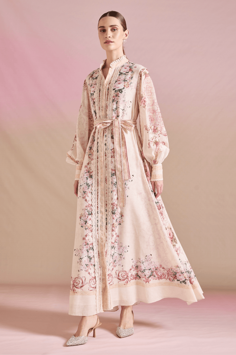 caftan dresses Pankaj & Nidhi: Floral Caftan Dress