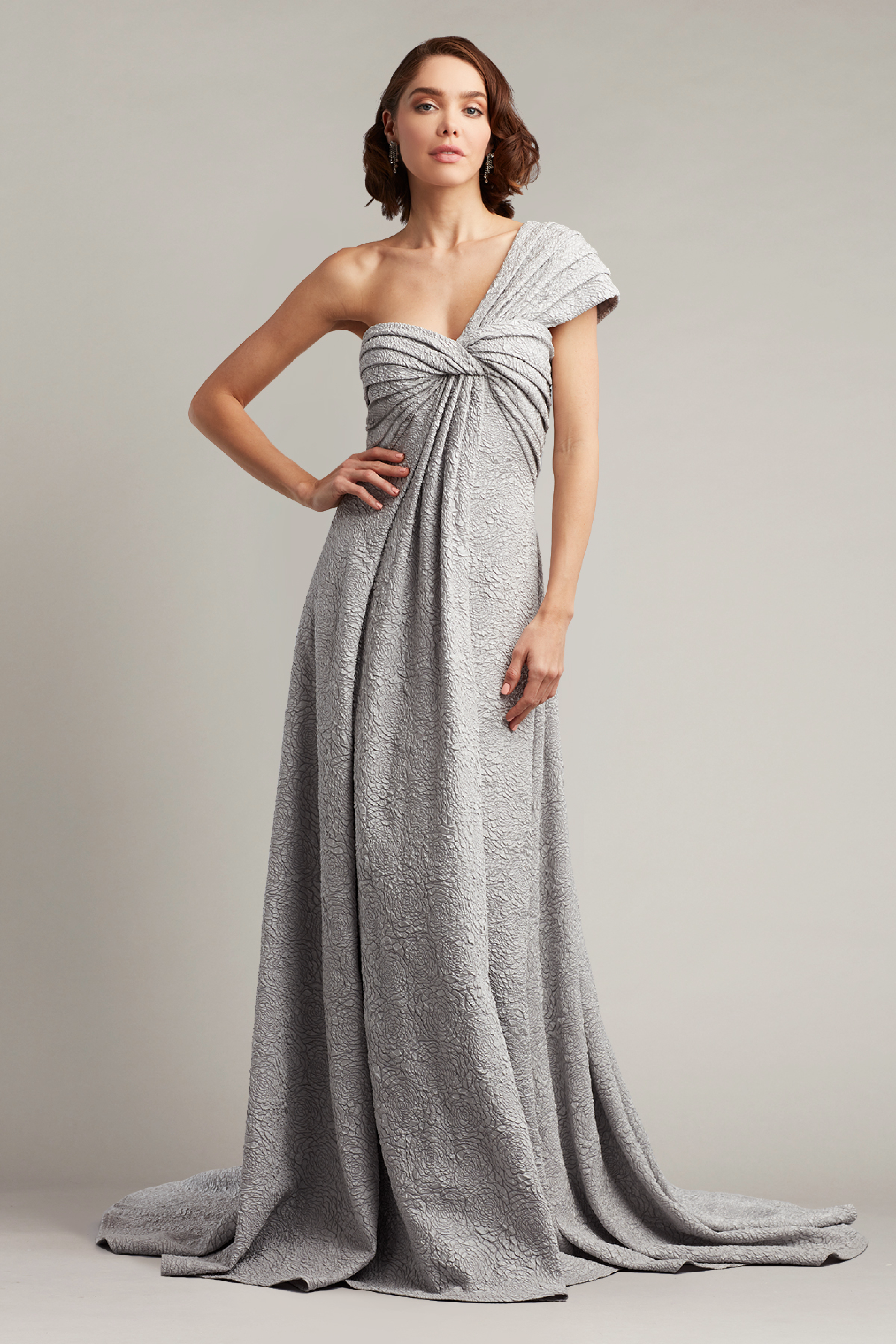 Draped Empire Gown
