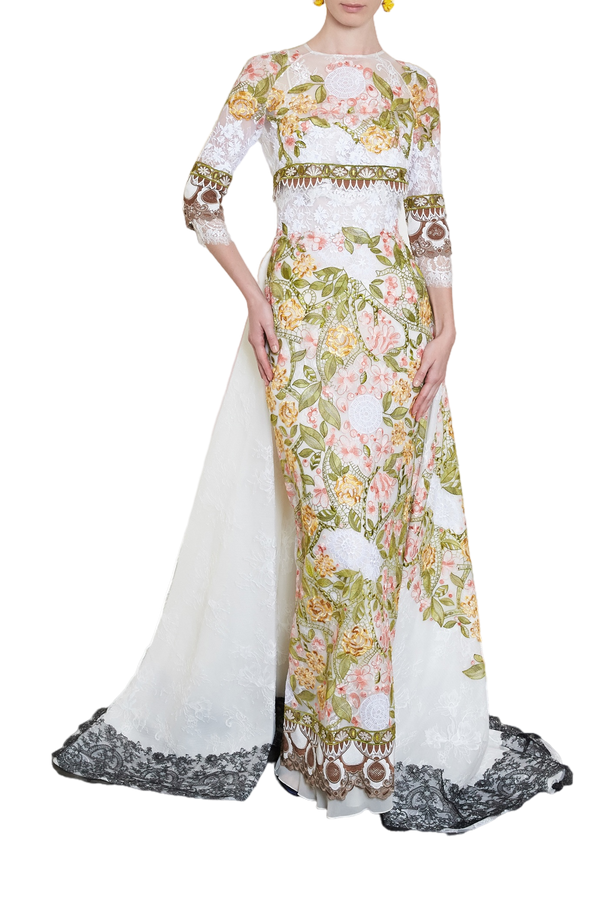 Embroidered Gown