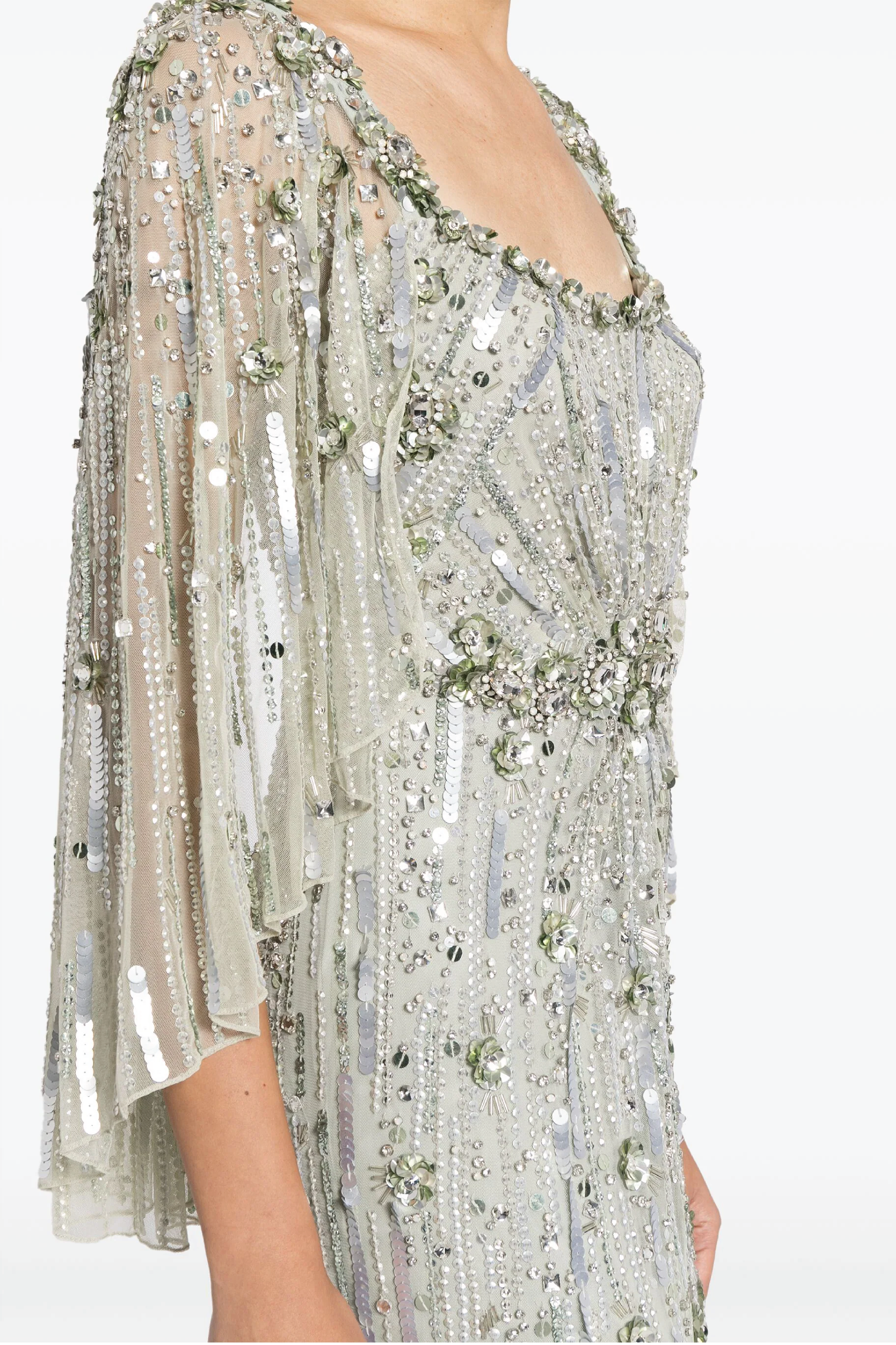 Brightstar Sequin-Embellished Gown