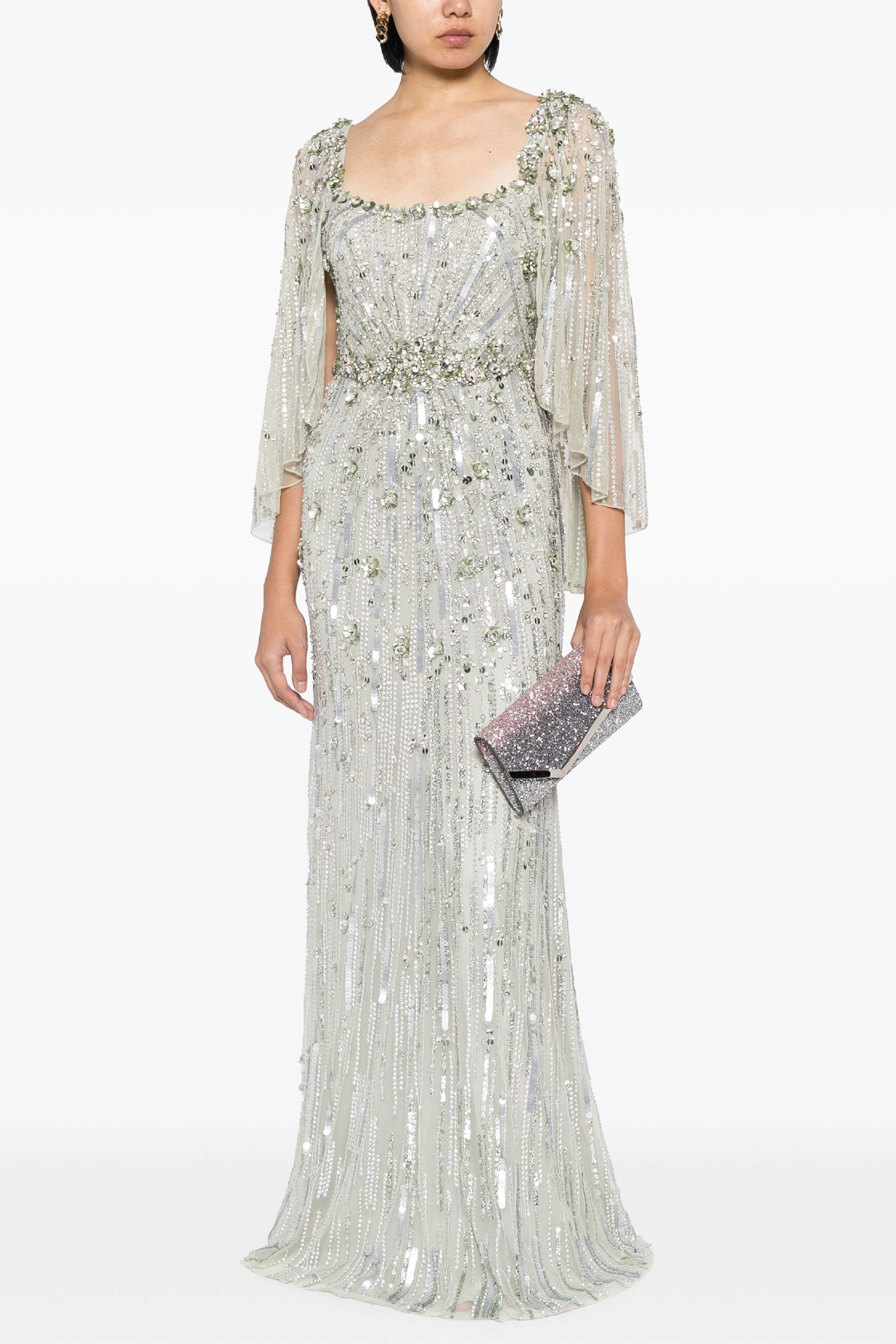 Brightstar Sequin-Embellished Gown