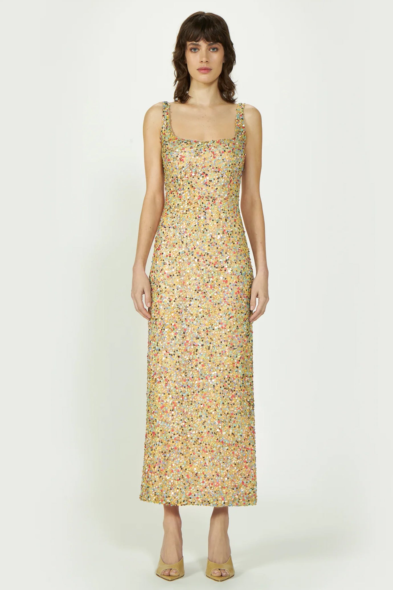 Dasha Sequin Medley Dress