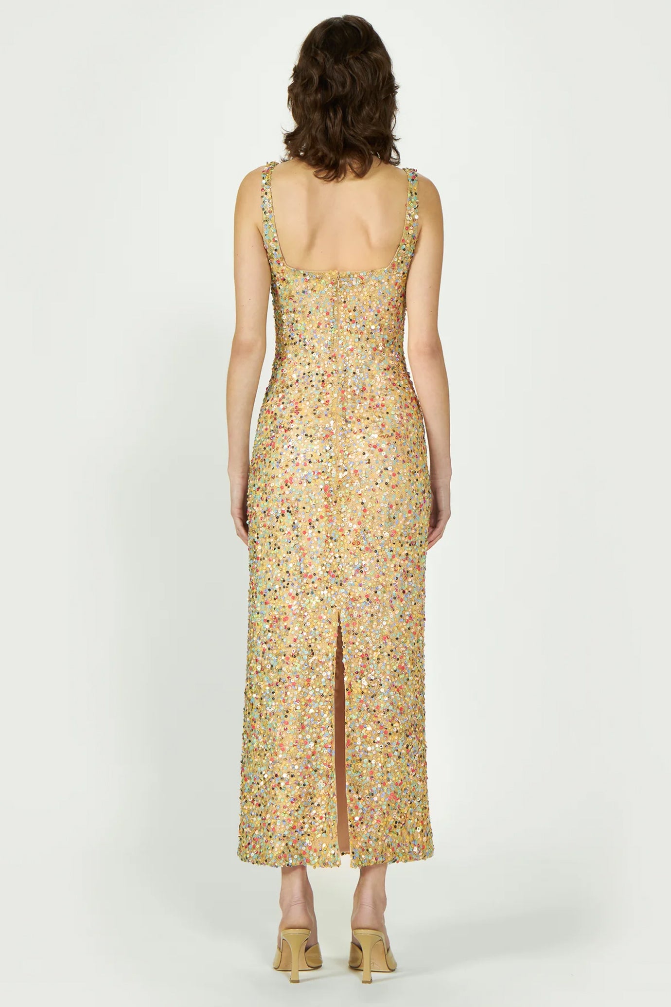 Dasha Sequin Medley Dress