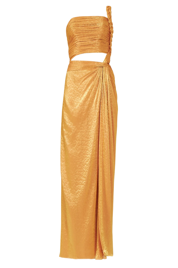 Kadri Leo Lurex Georgette Gown