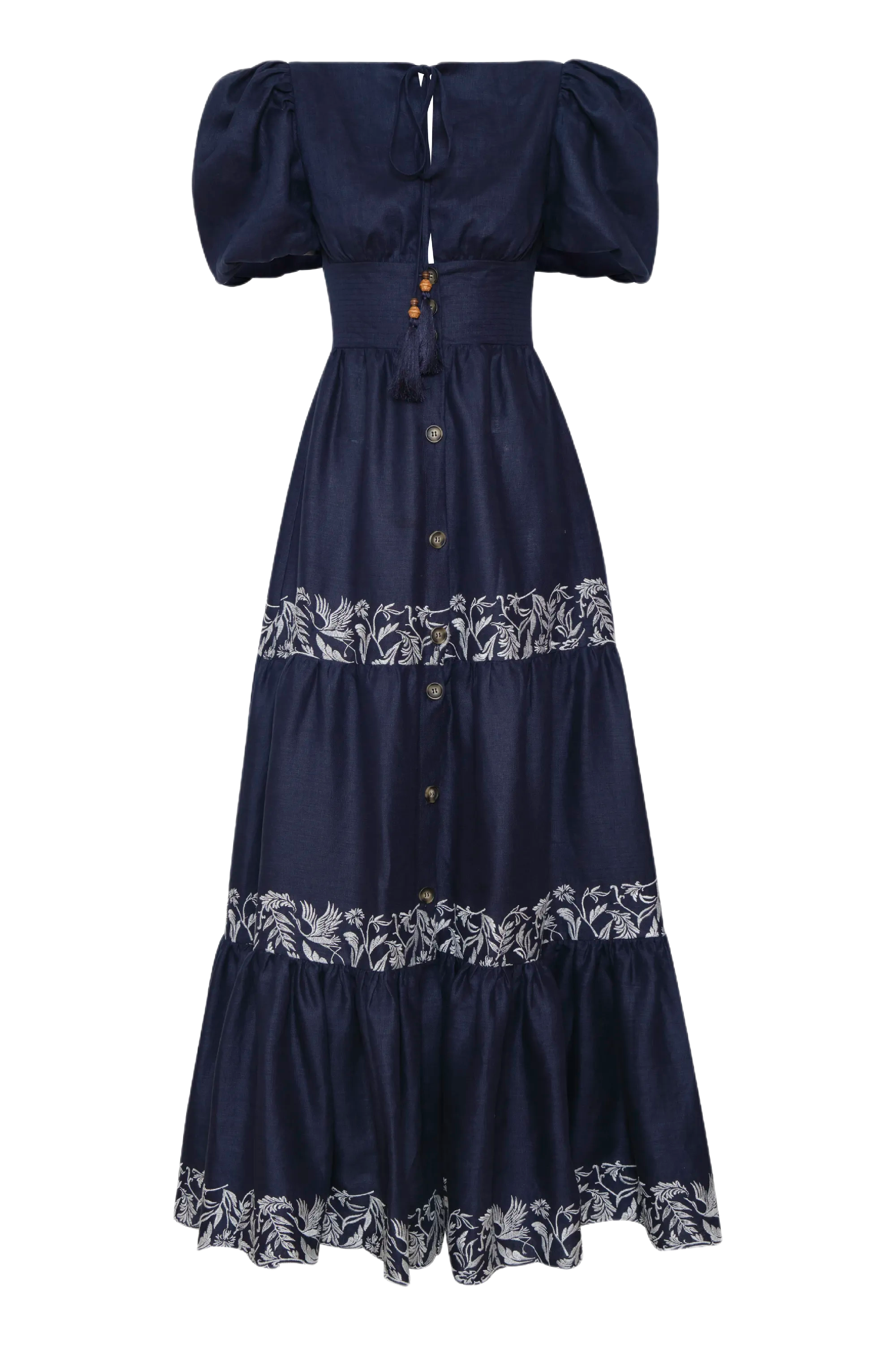 Agadir Embroidered Maxi Dress