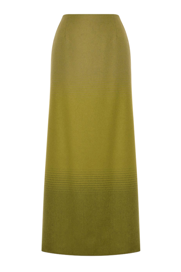 Long Skirt in Shaded Flannel
