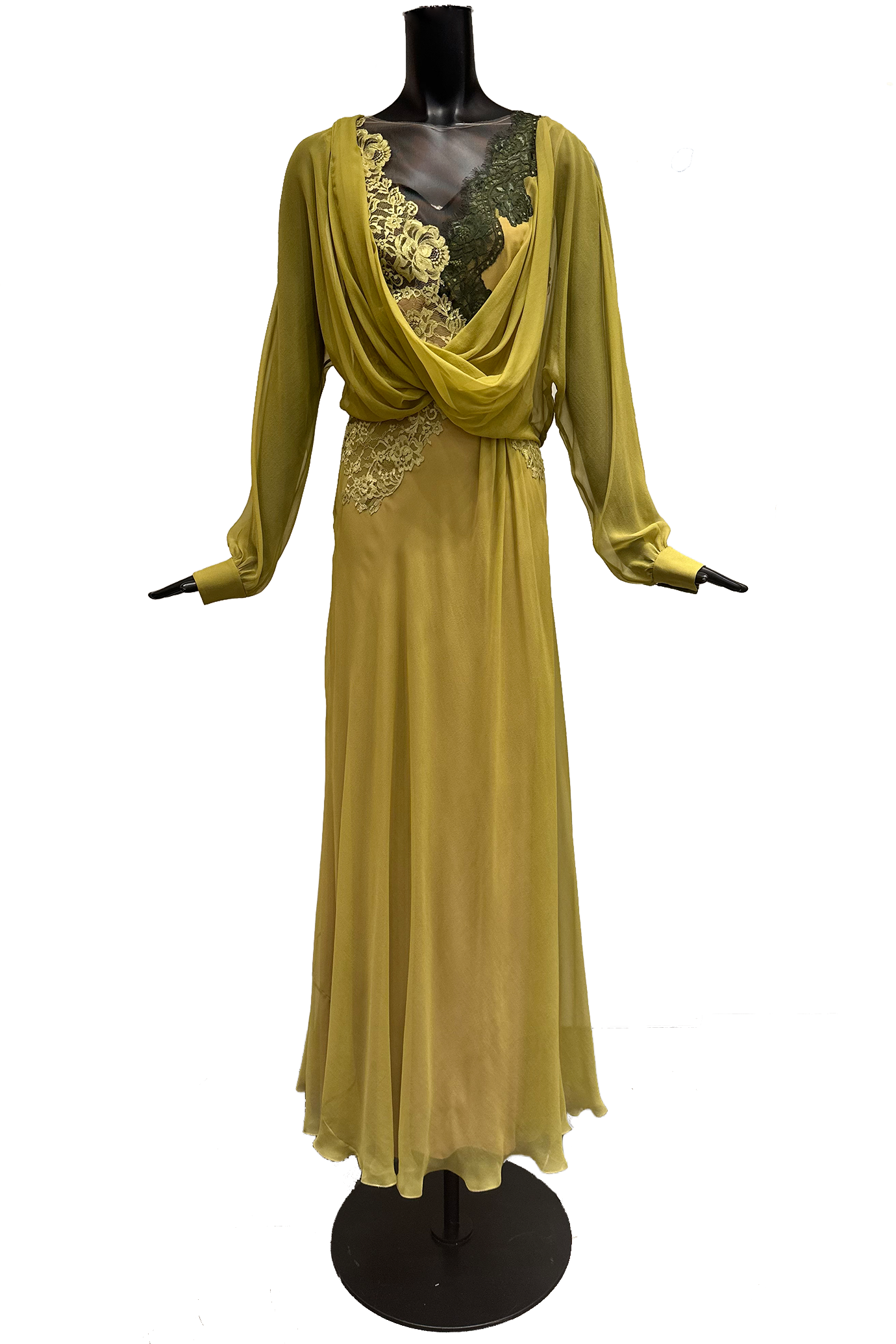 Floor Length Silk Dress
