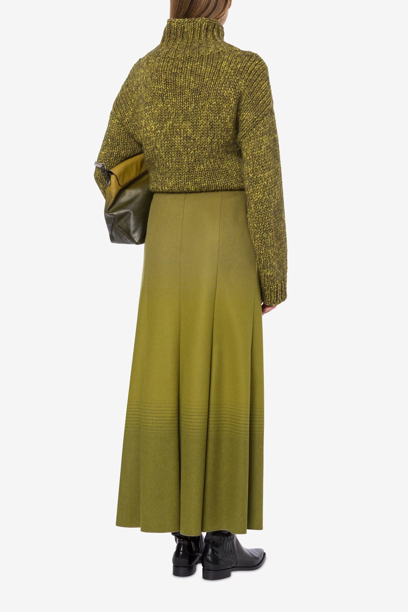 Long Skirt in Shaded Flannel