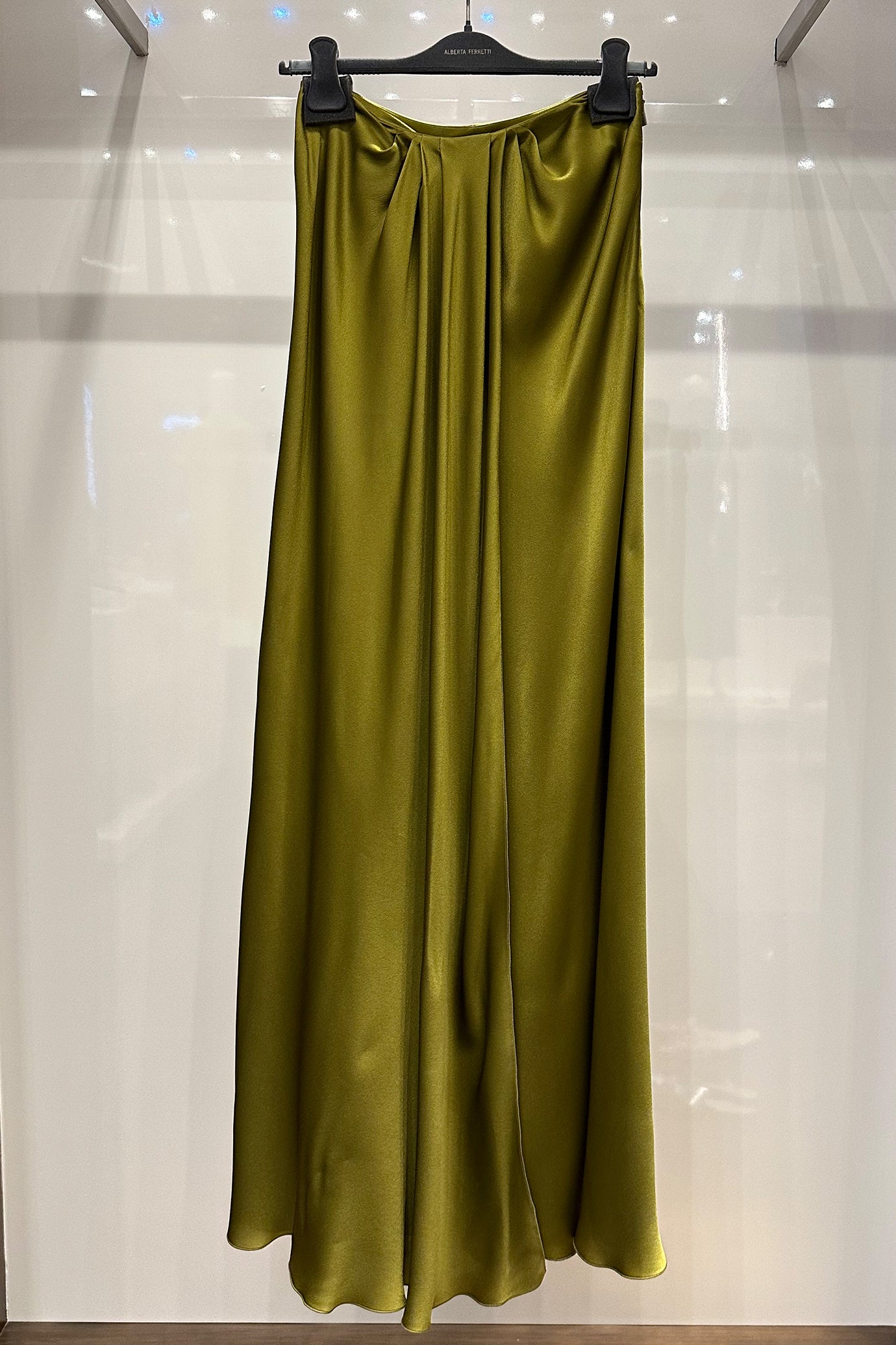 Draped Maxi Skirt