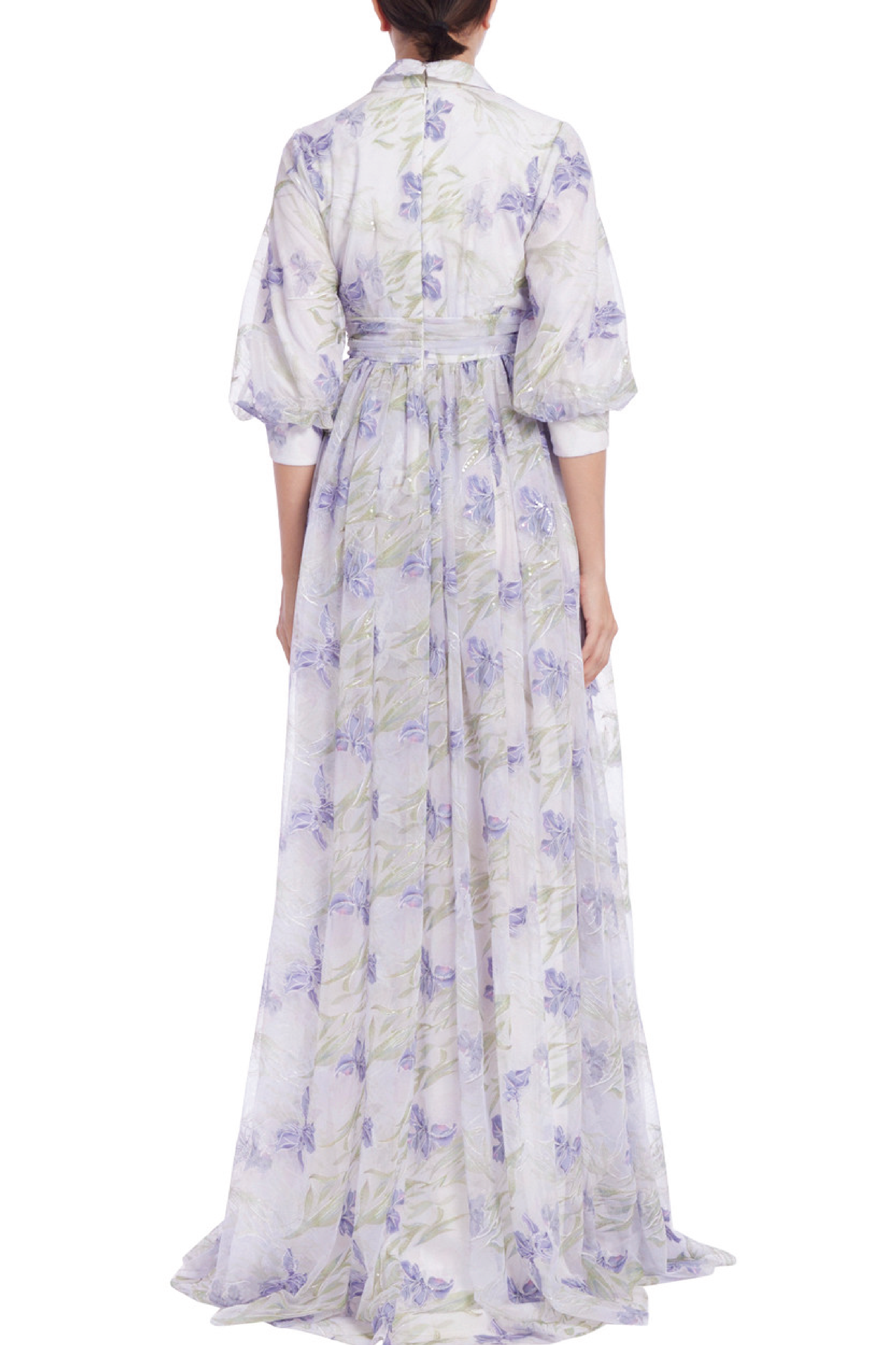Floral Embroidered Gown