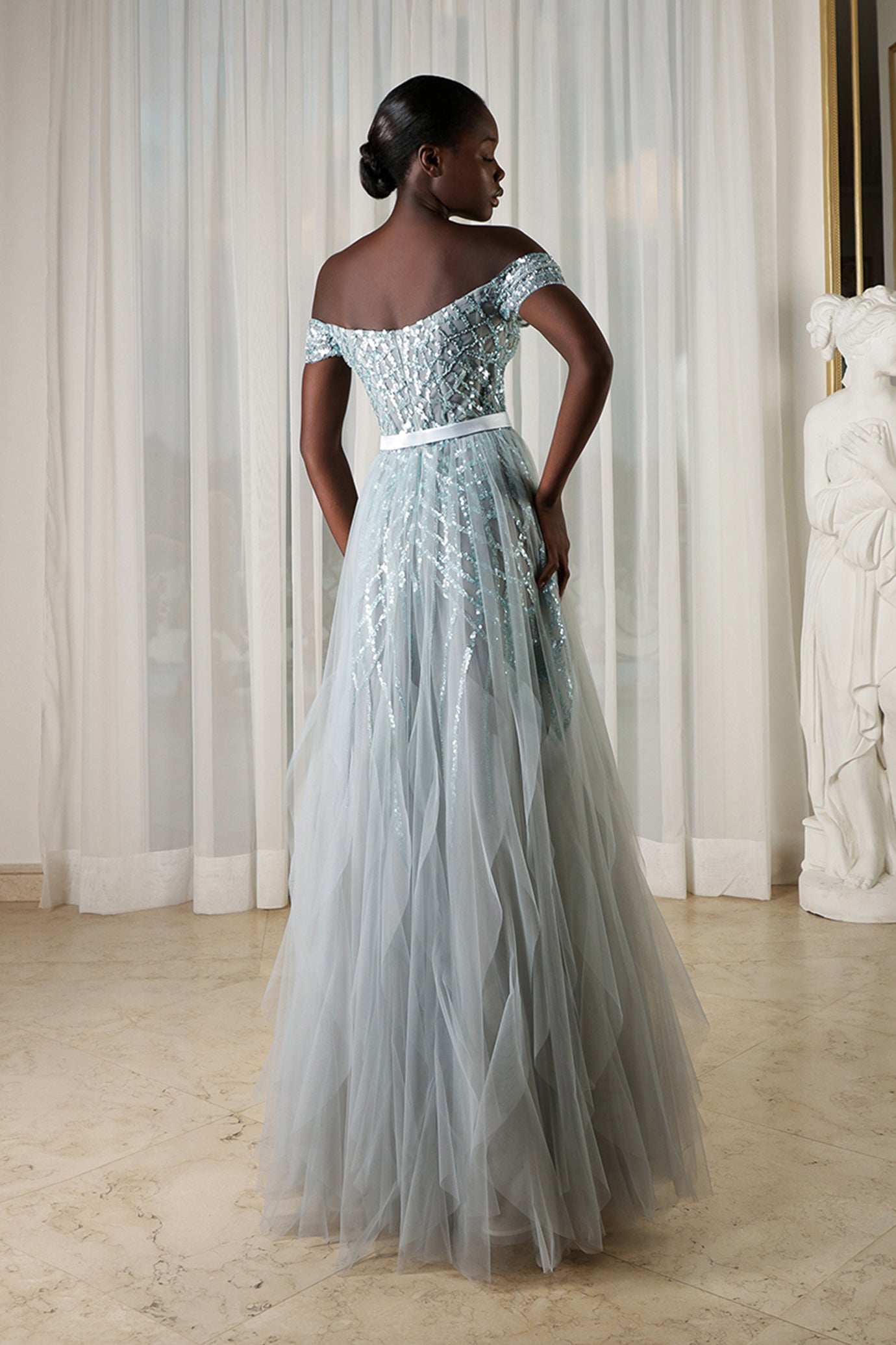 Celestial Blue Serenade Gown