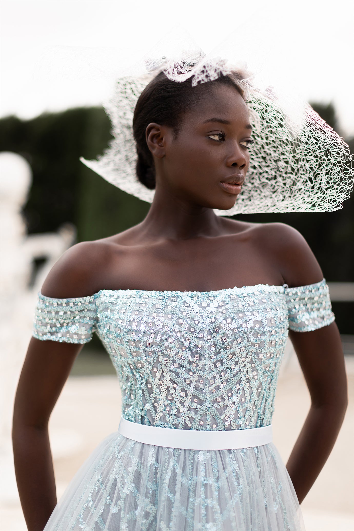 Celestial Blue Serenade Gown