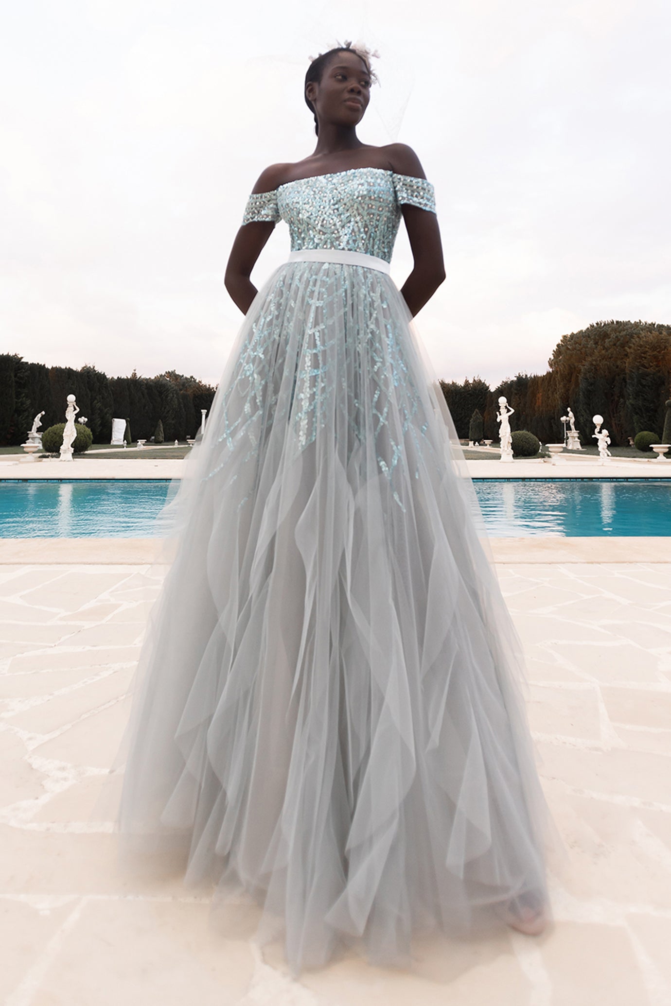 Celestial Blue Serenade Gown