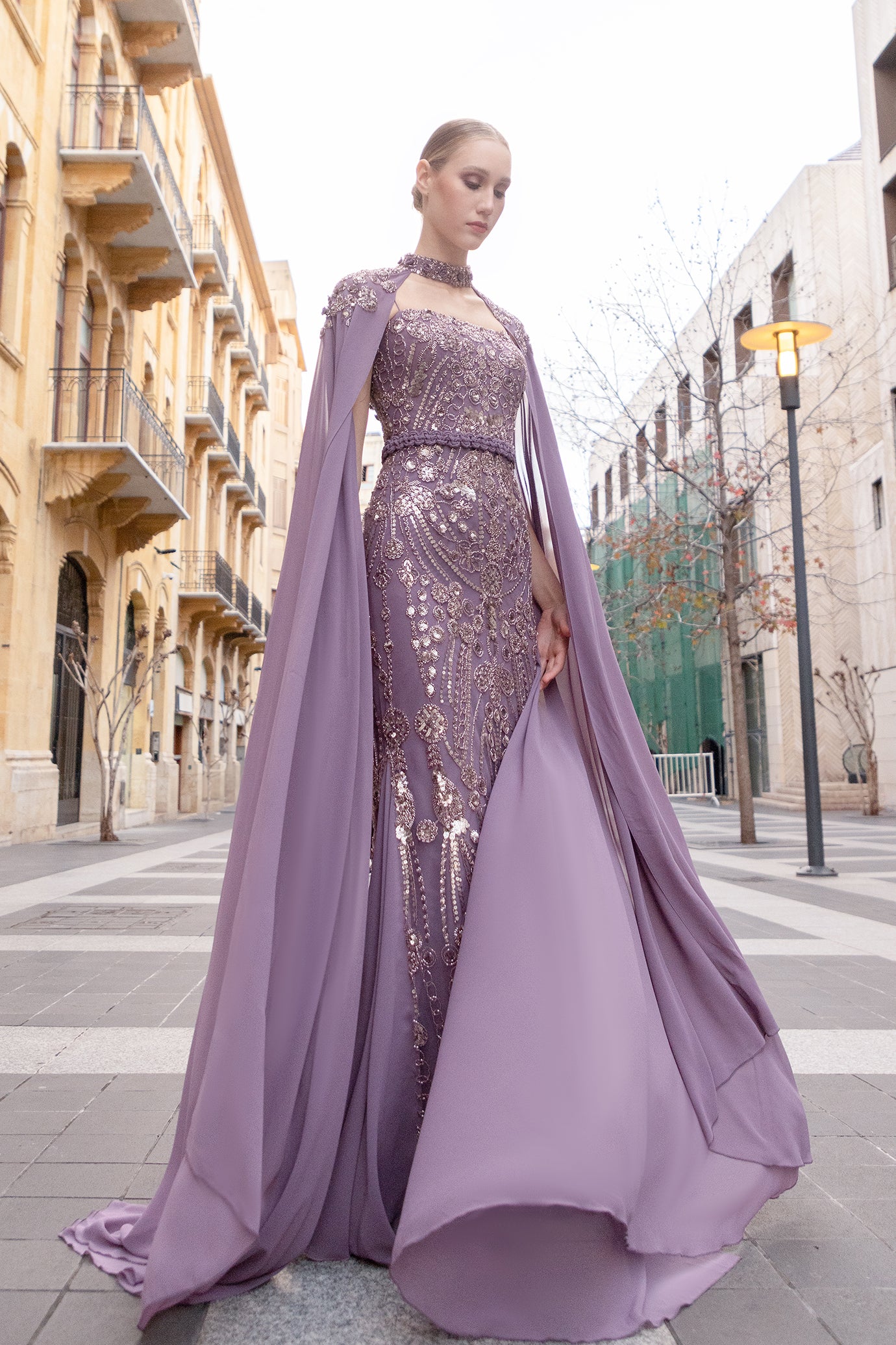 Lavender Opulence Gown
