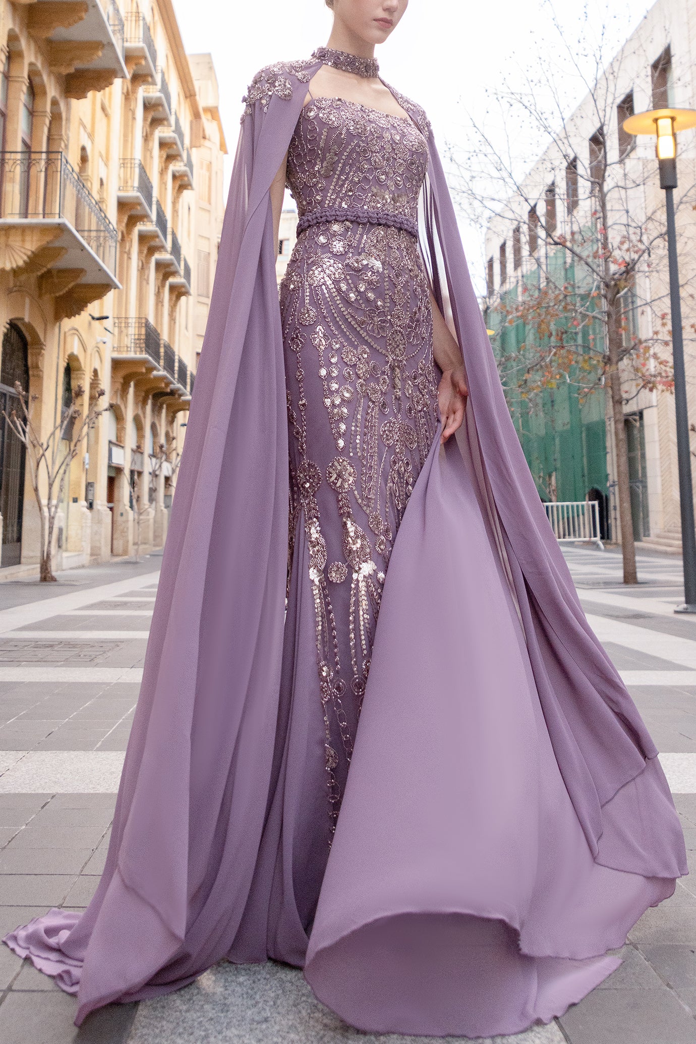 Lavender Opulence Gown