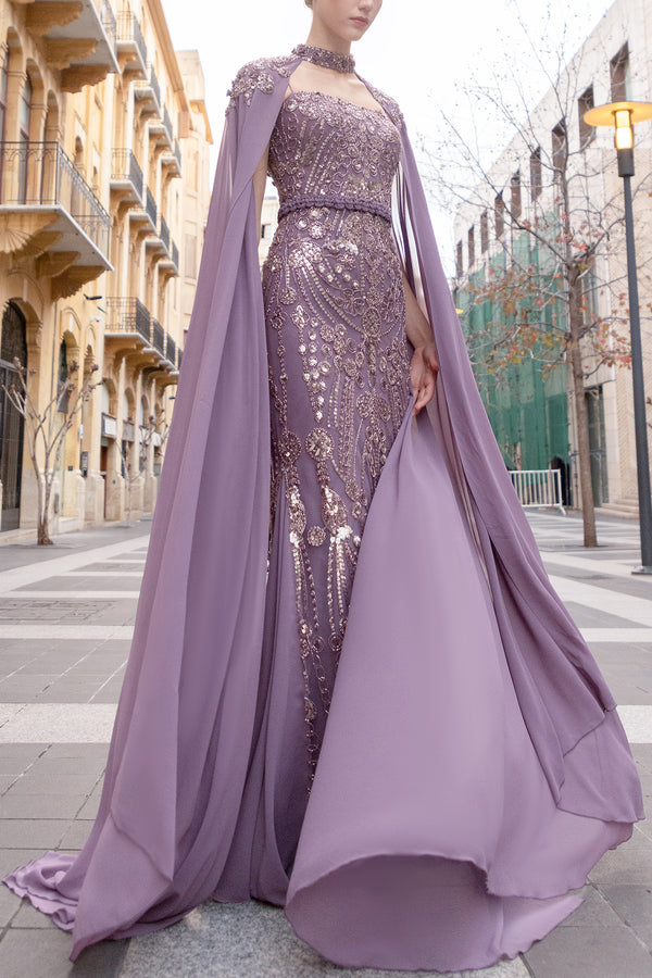 Lavender Opulence Gown