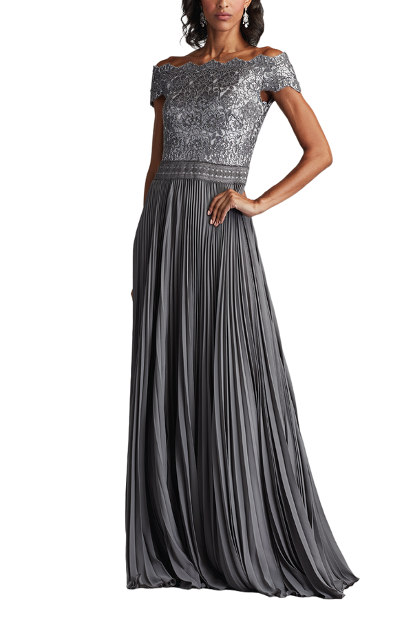 Bode Sequin Embroidered Lace And Tulle Gown