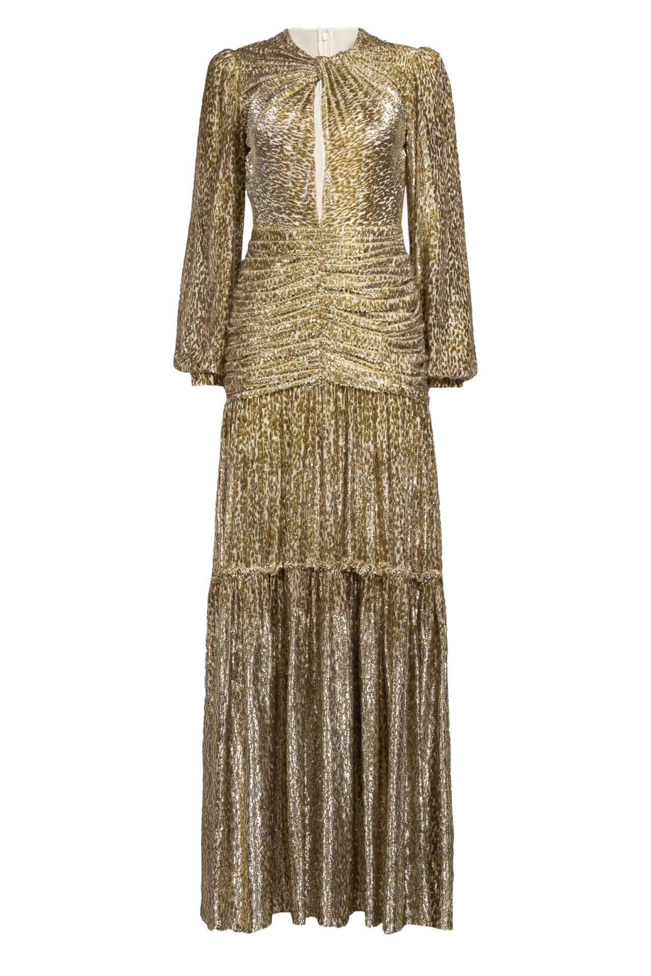 Angelina Lurex Devoré Gown