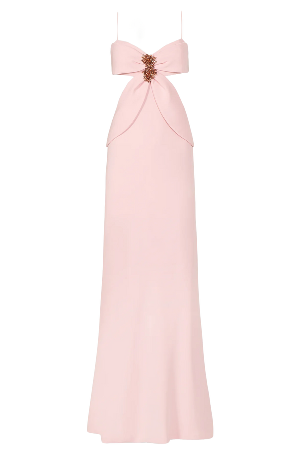 Carice Cutout Crepe Gown