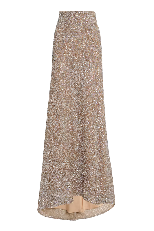 Sequinned Ella Maxi Skirt