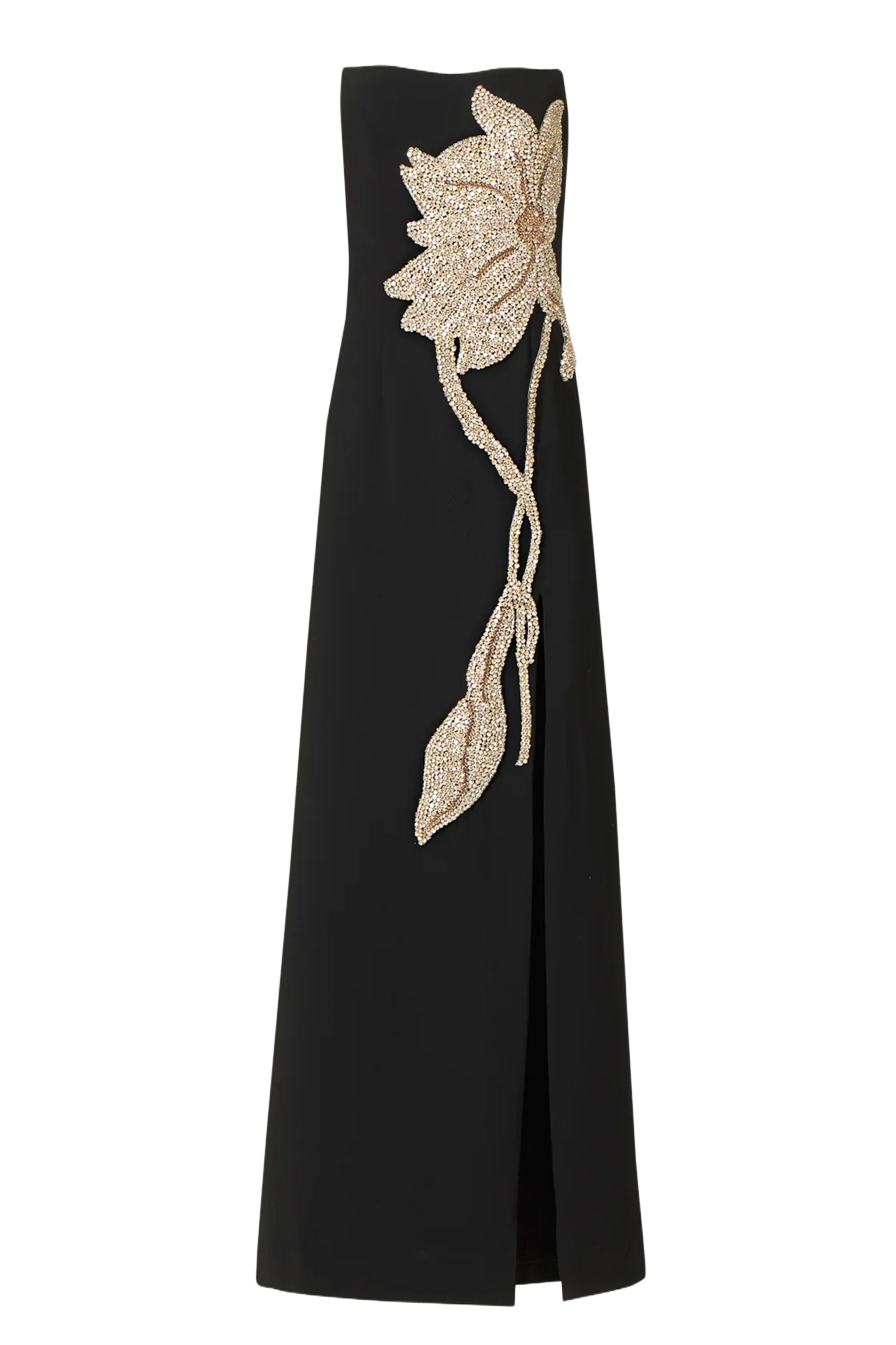 Fara Crepe Crystal Gown