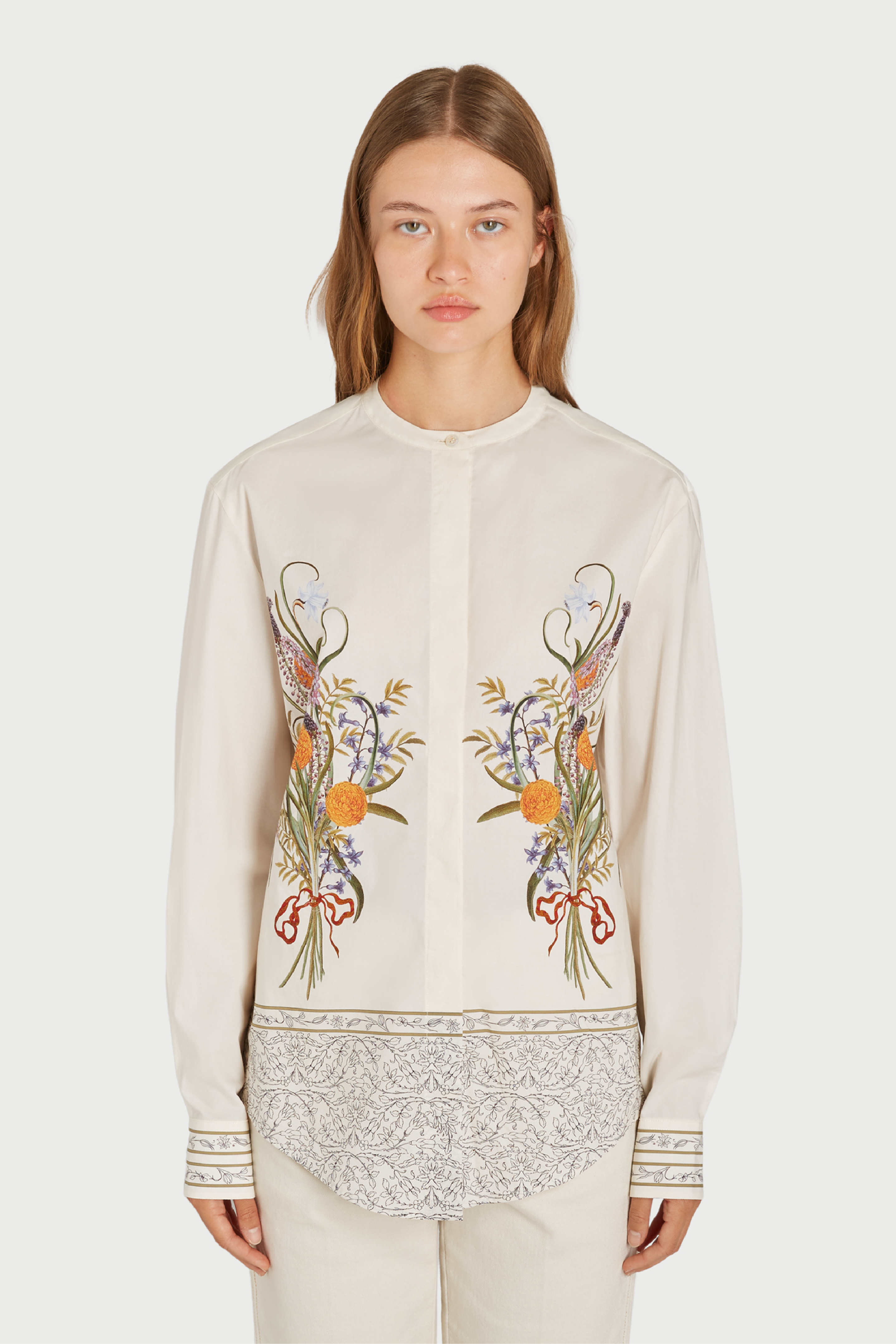Marigold Bouquets Popeline Blouse