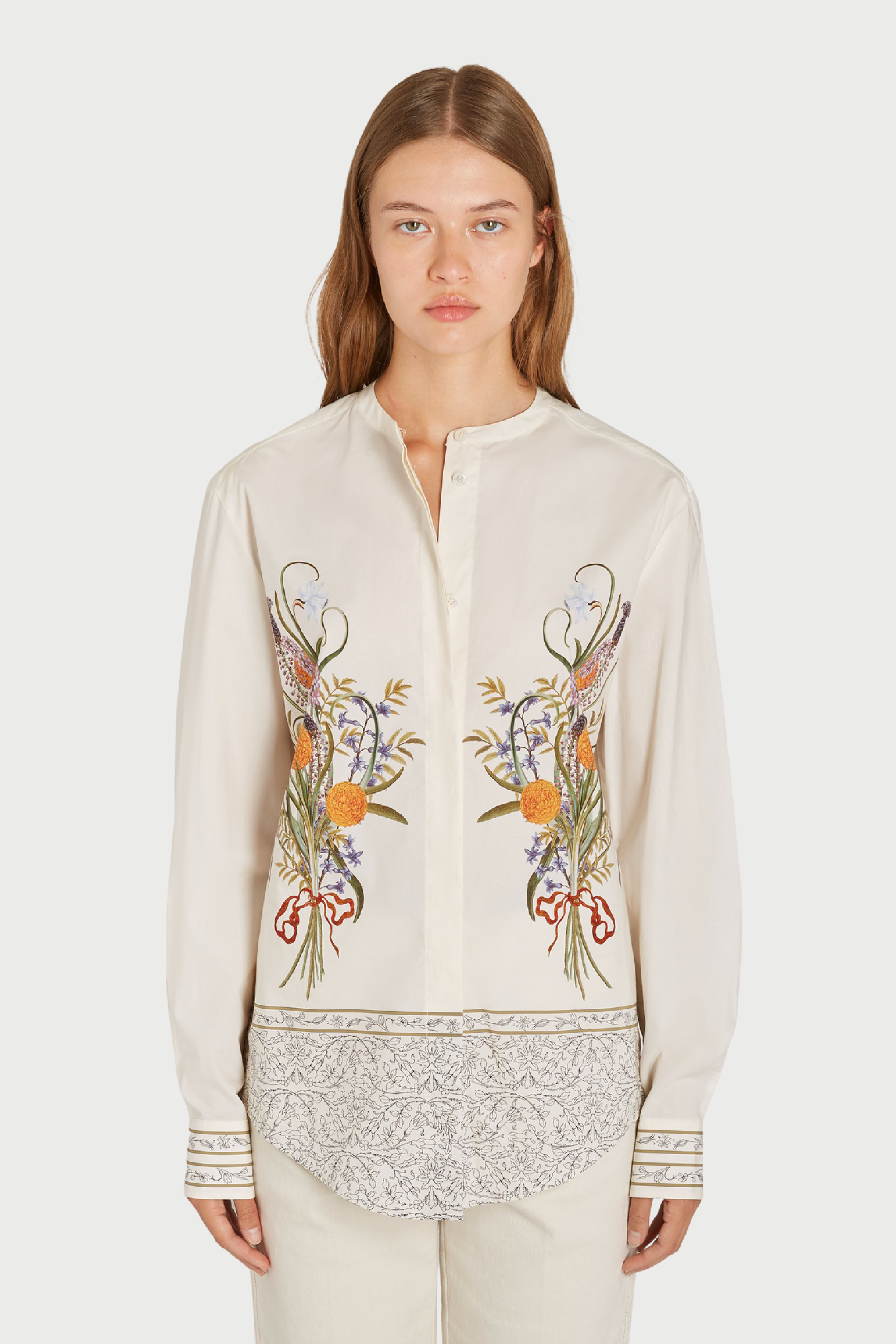 Marigold Bouquets Popeline Blouse