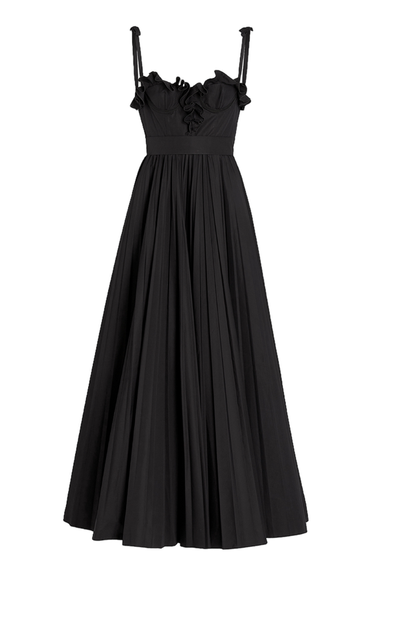 Midi Popeline Dress