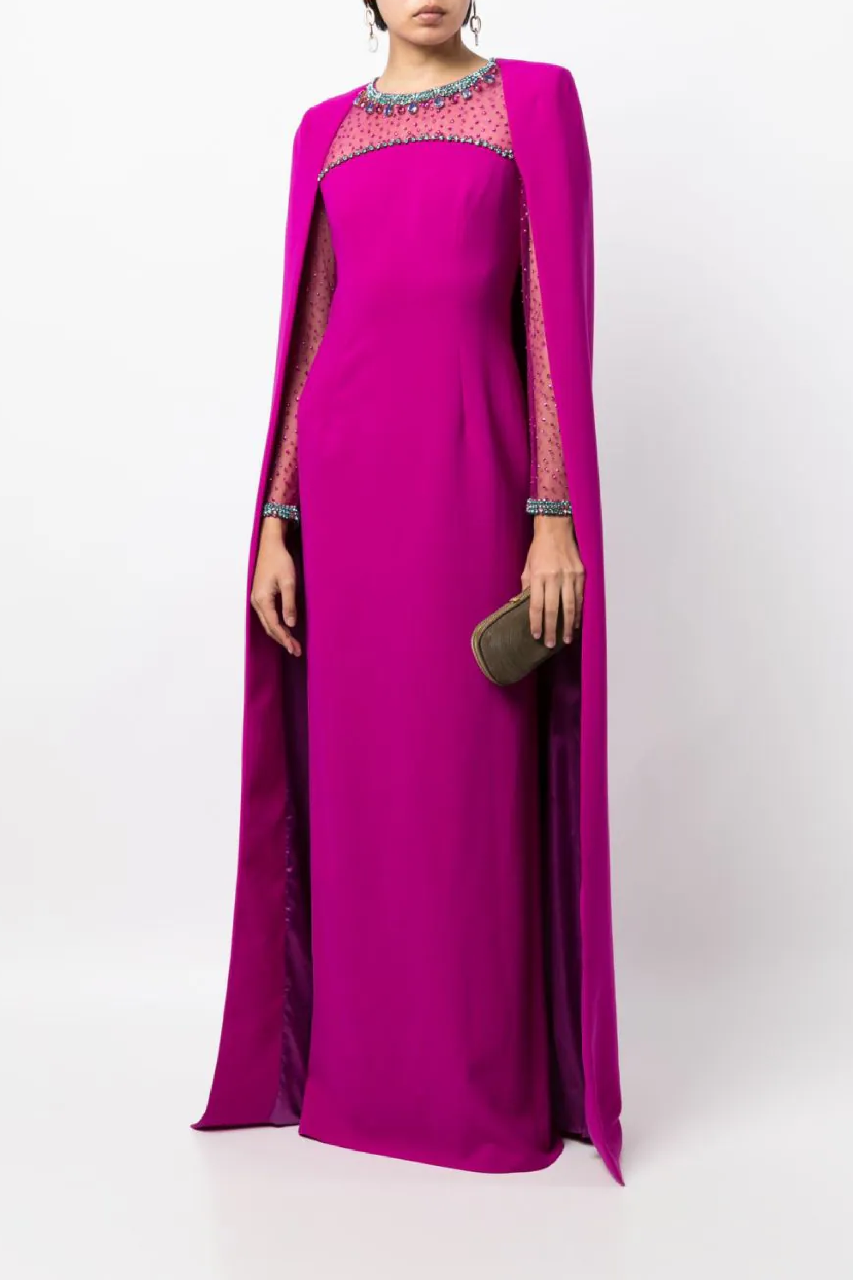 Loretta Cape Gown