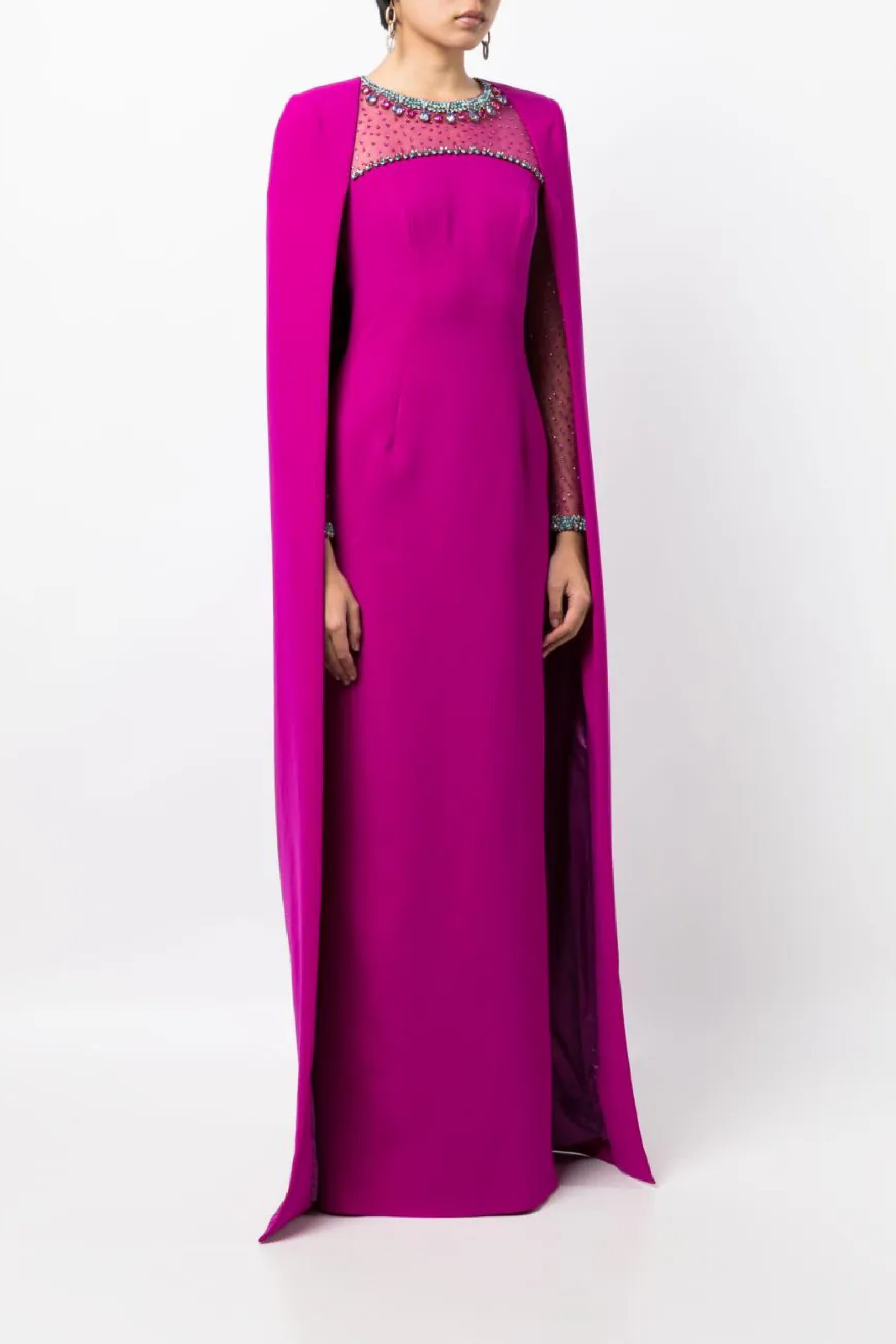 Loretta Cape Gown