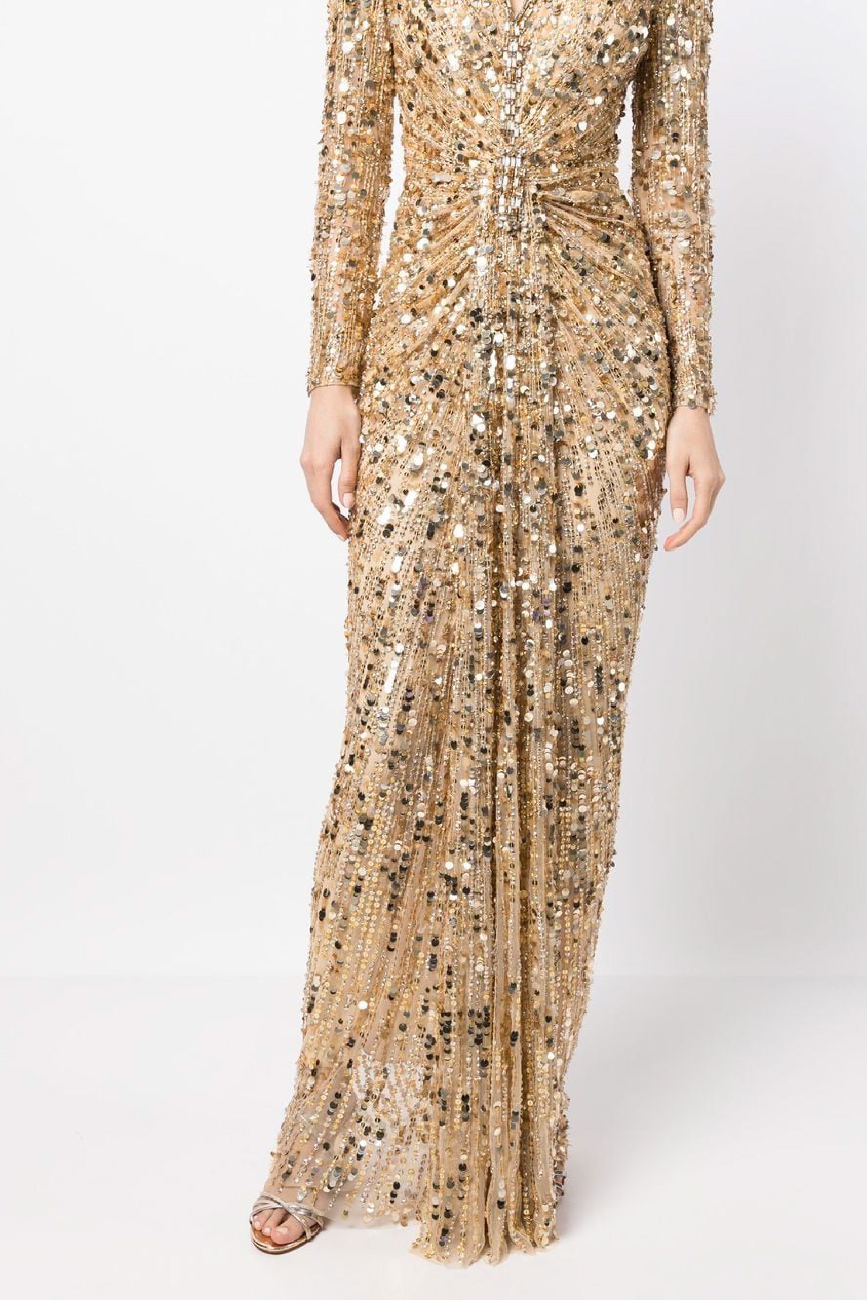 Imani Gown in Gold