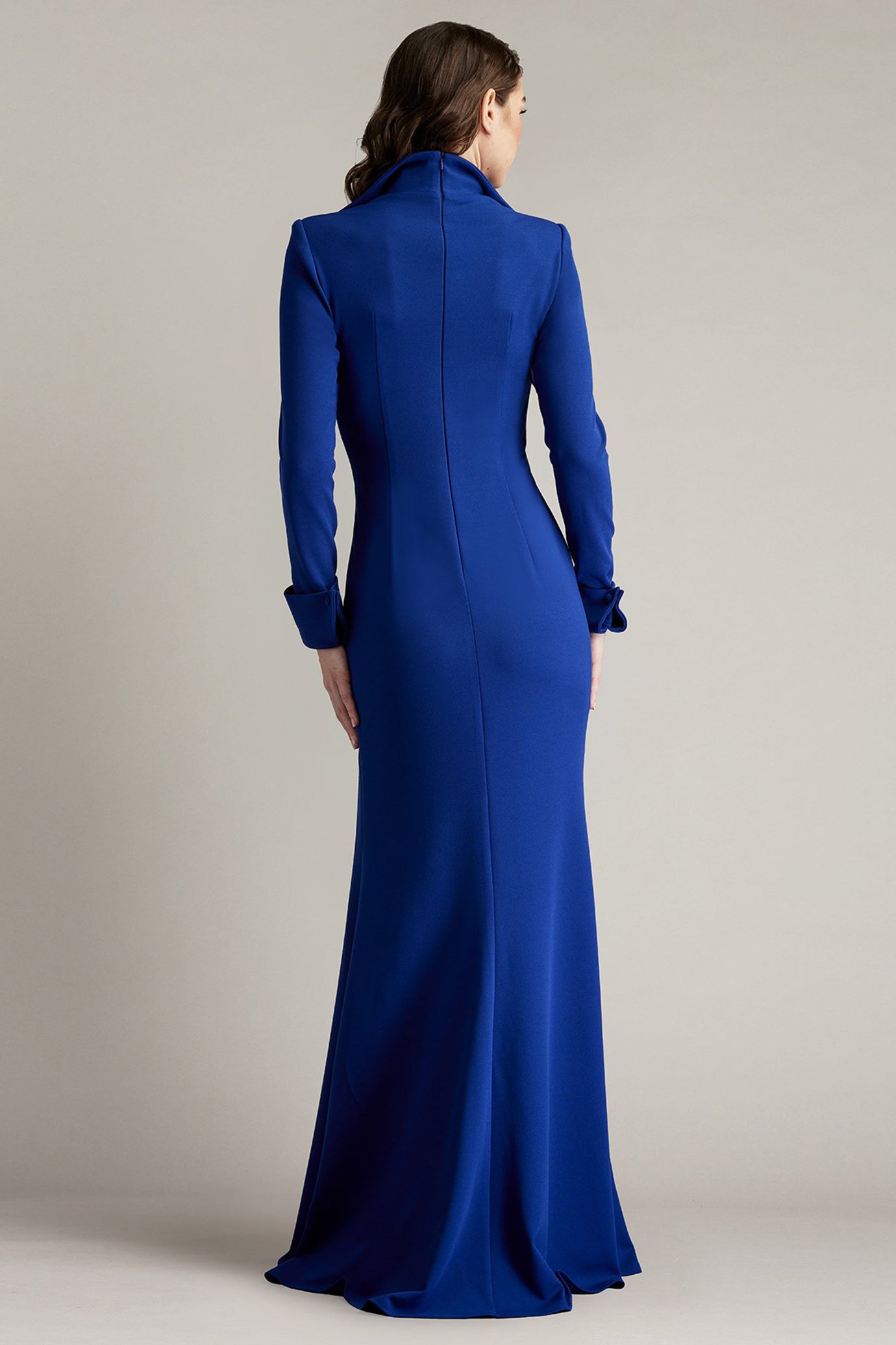 Jerico Ruched French Cuff Gown