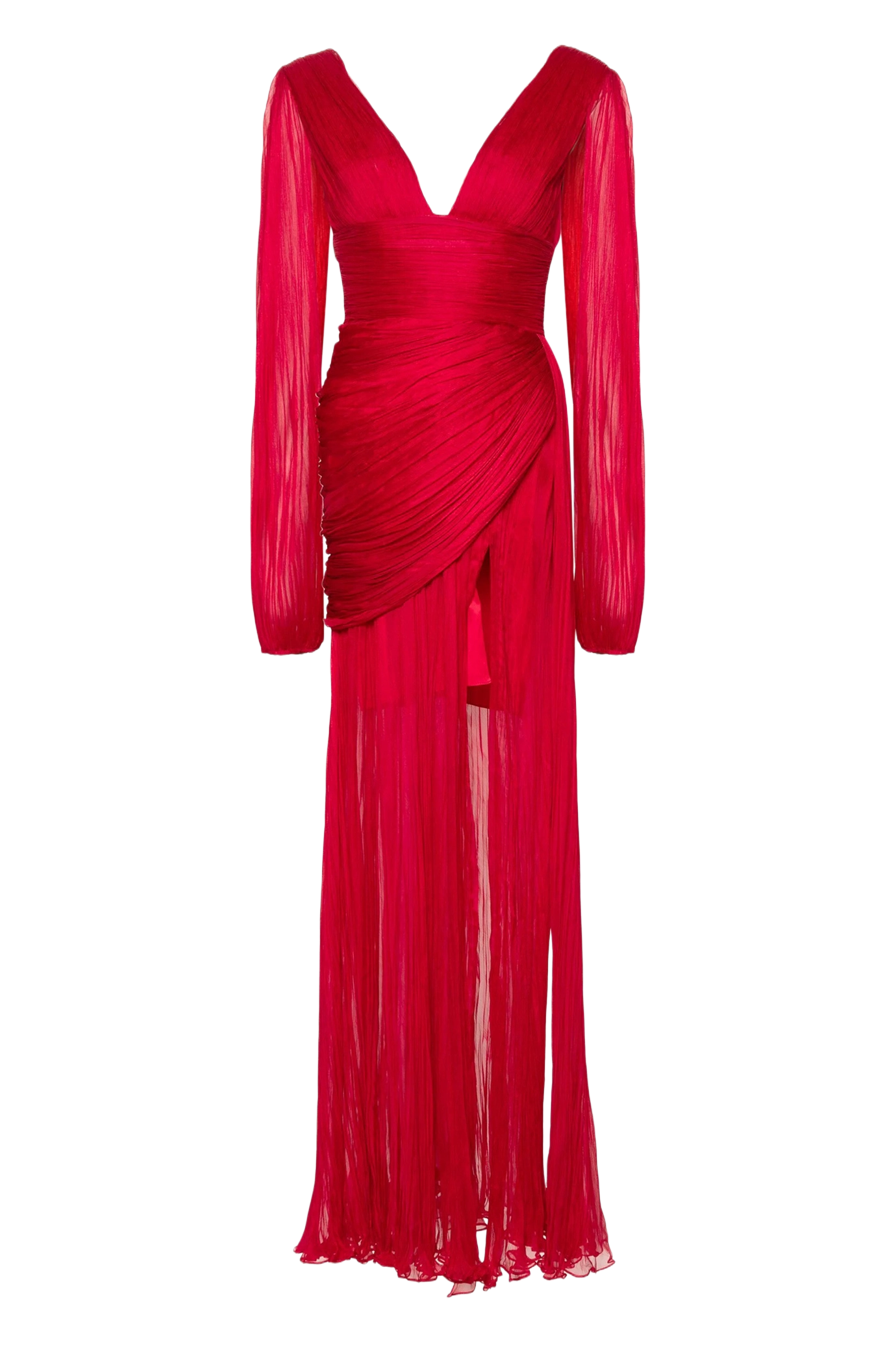 Leona Plissé Maxi Dress