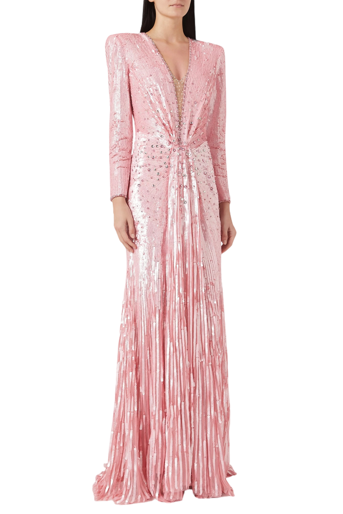 Narcissus Sequin-Embellished Gown