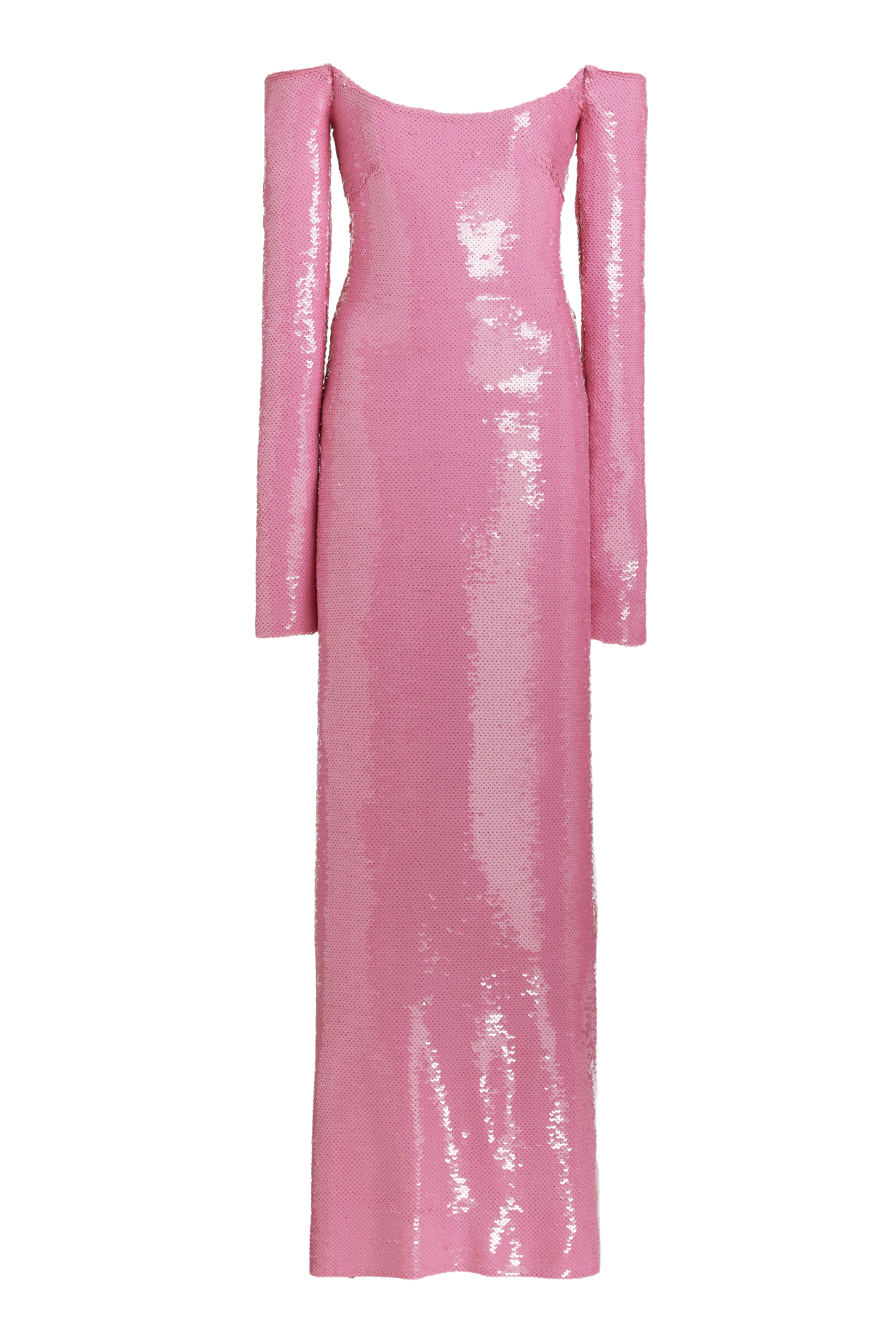 Off the Shoulder Sequin Gown