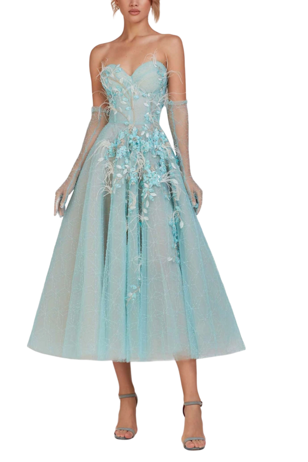 Strapless Swing Dress