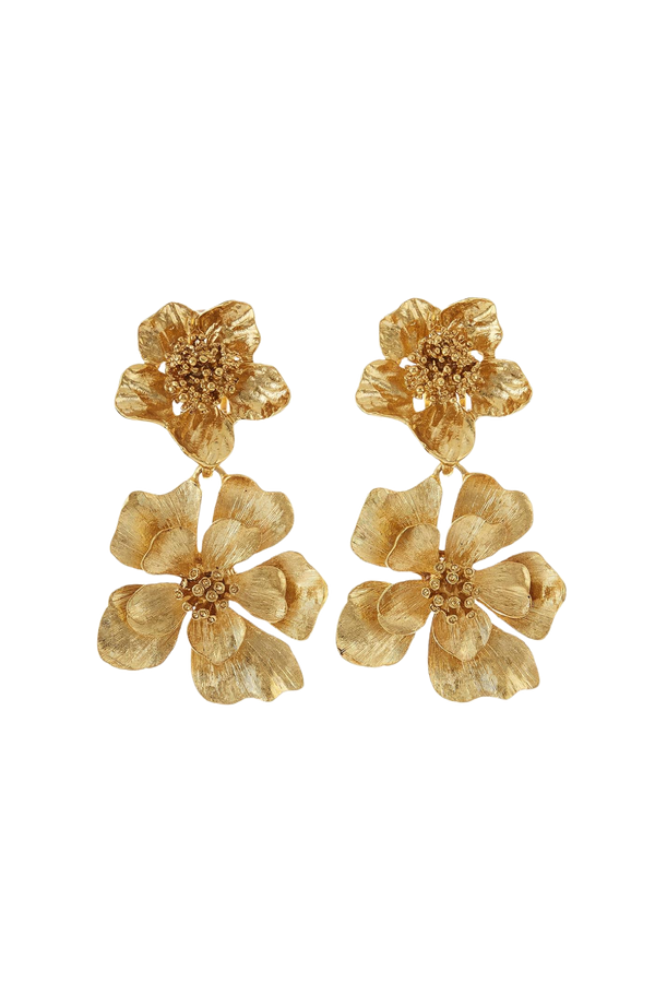 Classic Flower Drop Earring