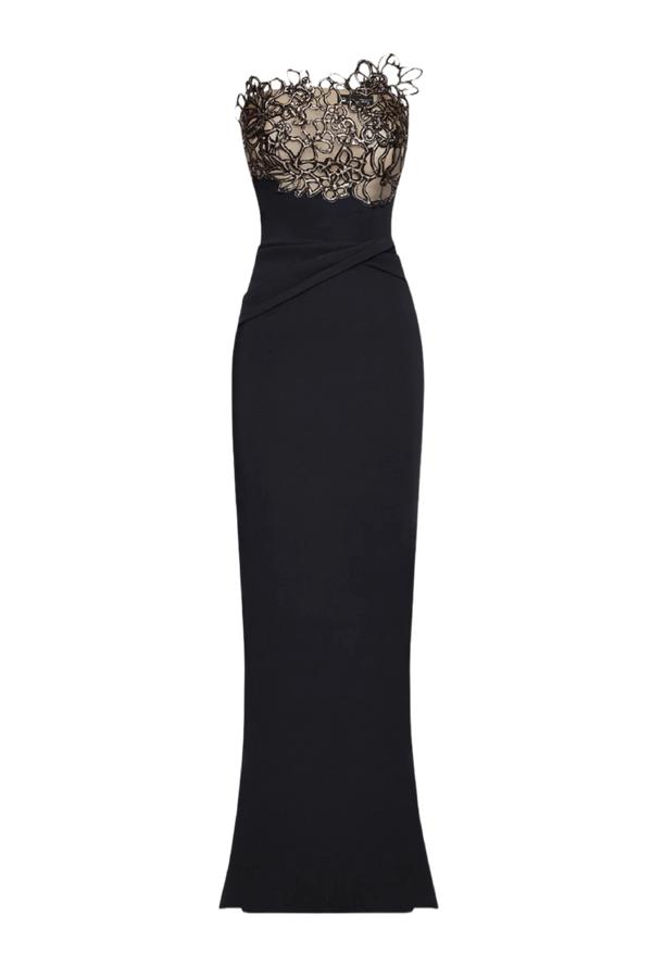 Rubber Lace Cady Gown