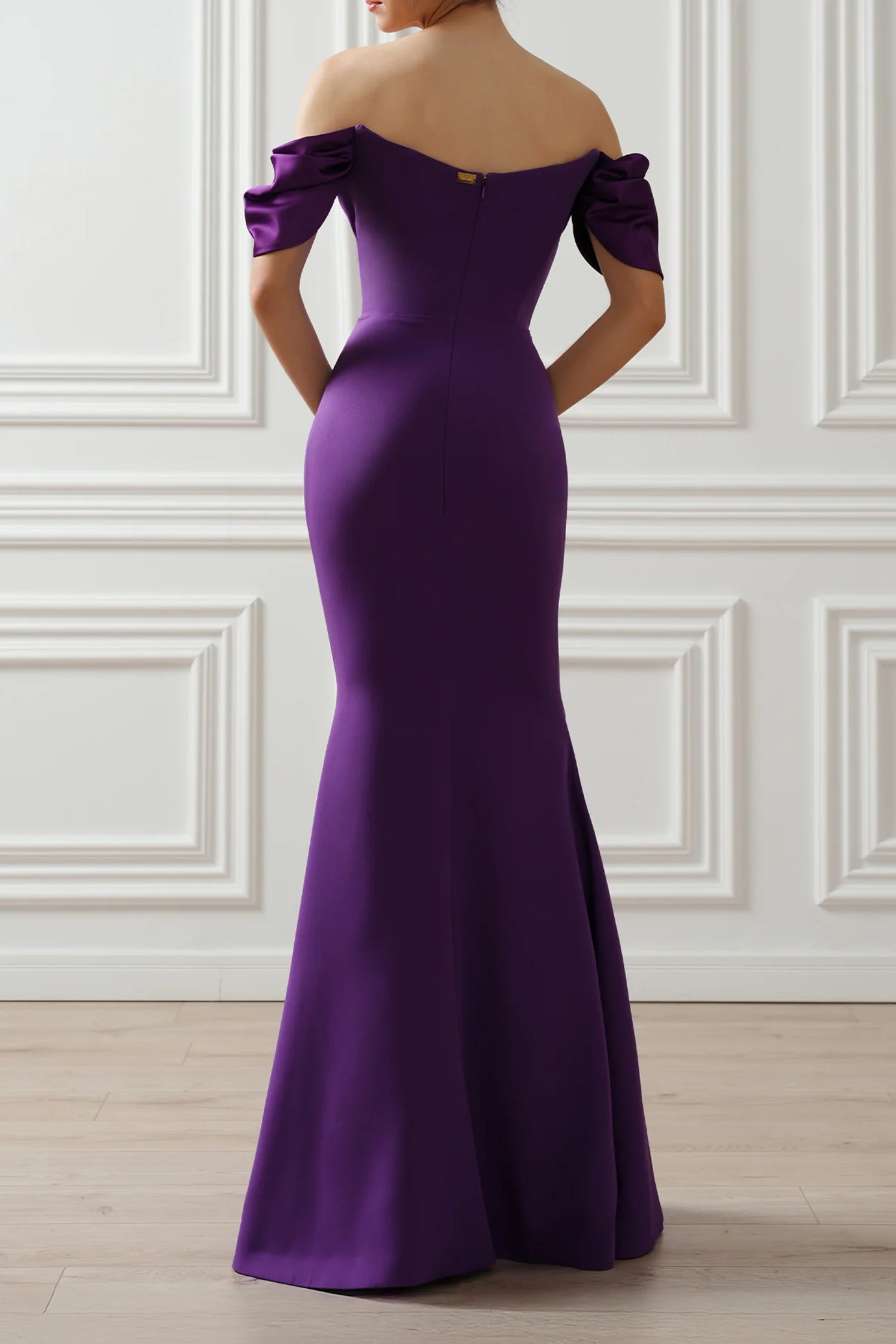 Rhaena Dress In Royal-Purple