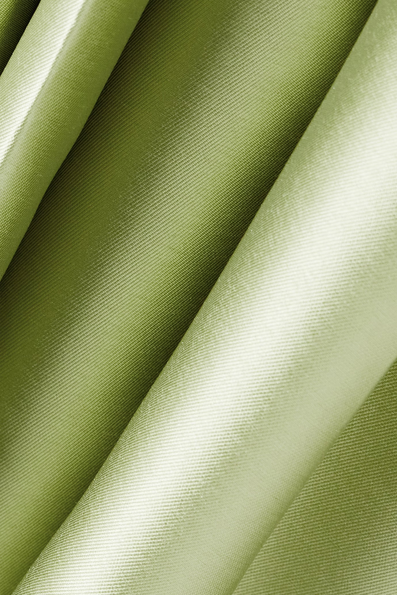 Cassia Strapless Pleated Satin-Twill Gown