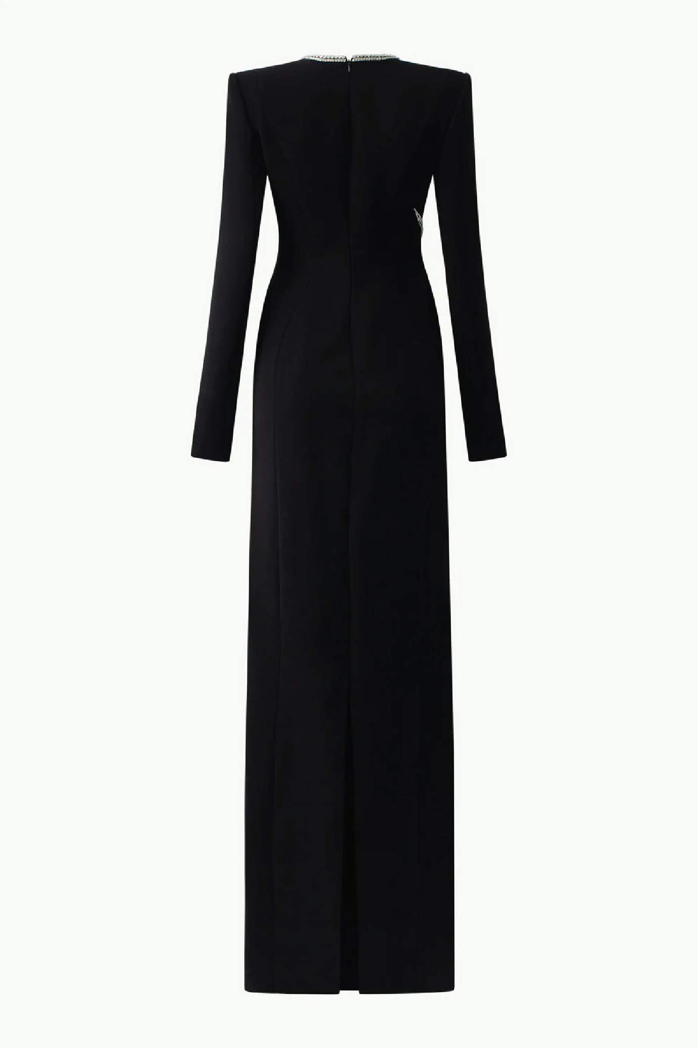 Stone Orchid Embellished V-Neck Dress