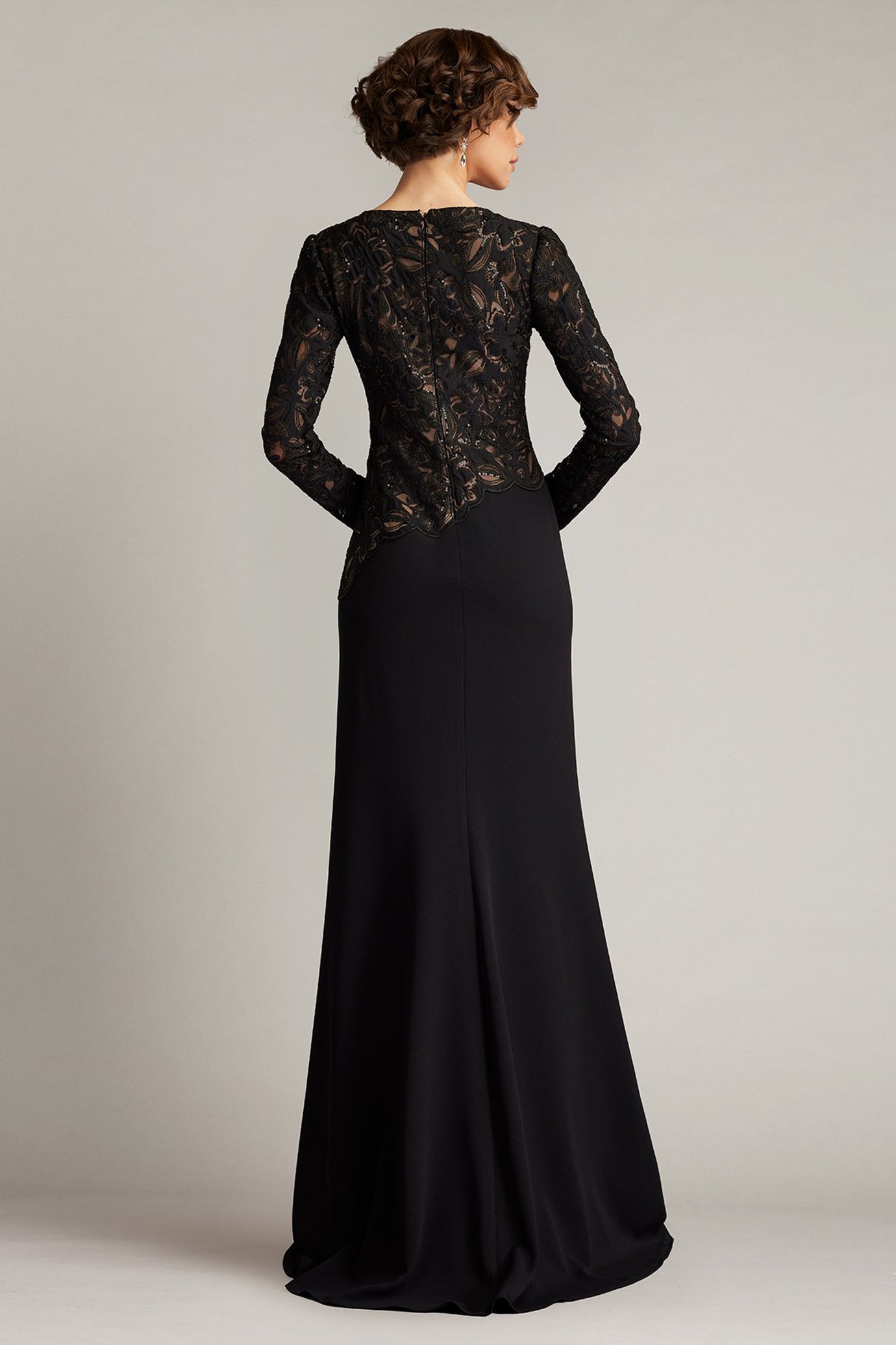 Shika Embroidered Crepe Gown