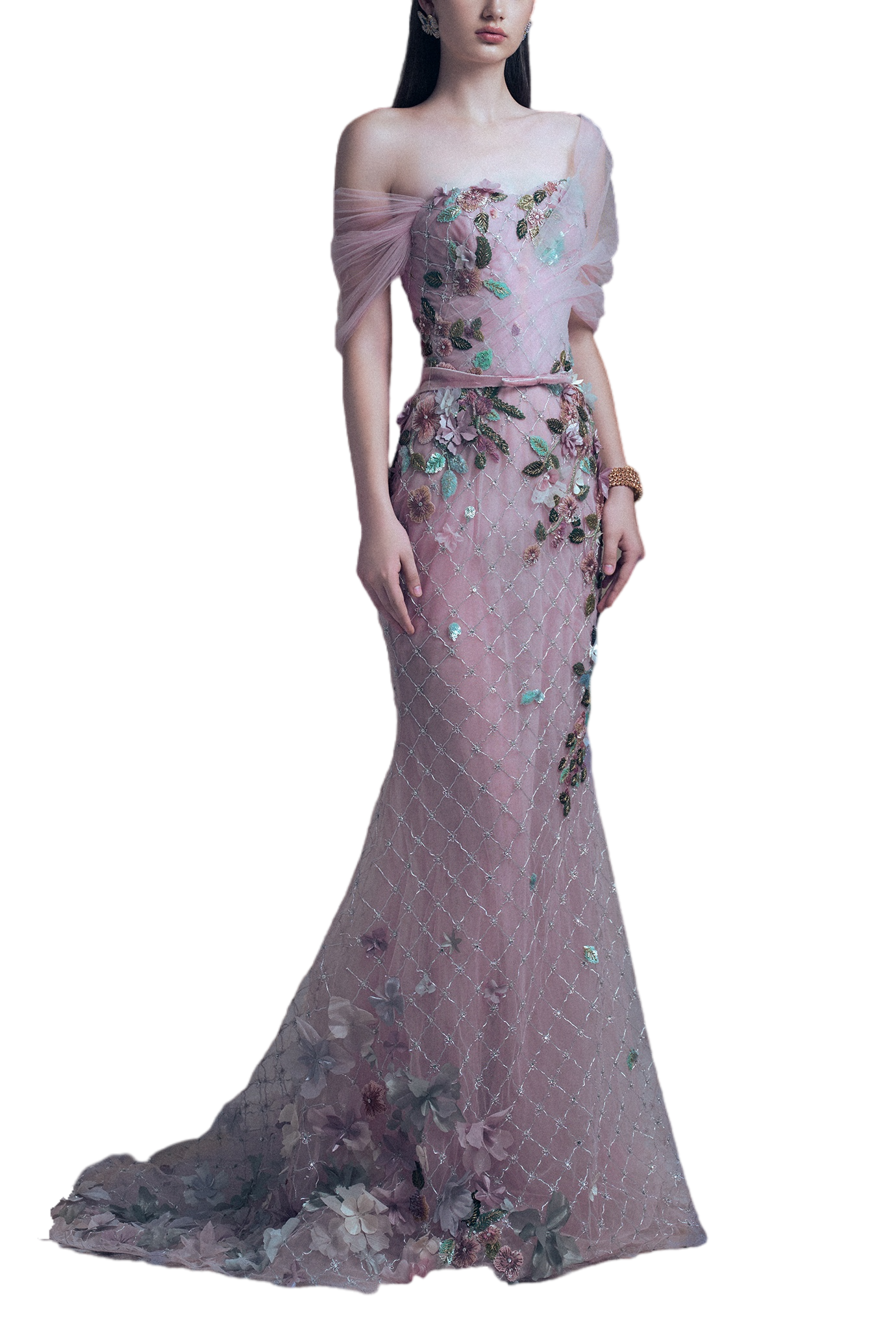 Blush Meadow Enchantment Gown