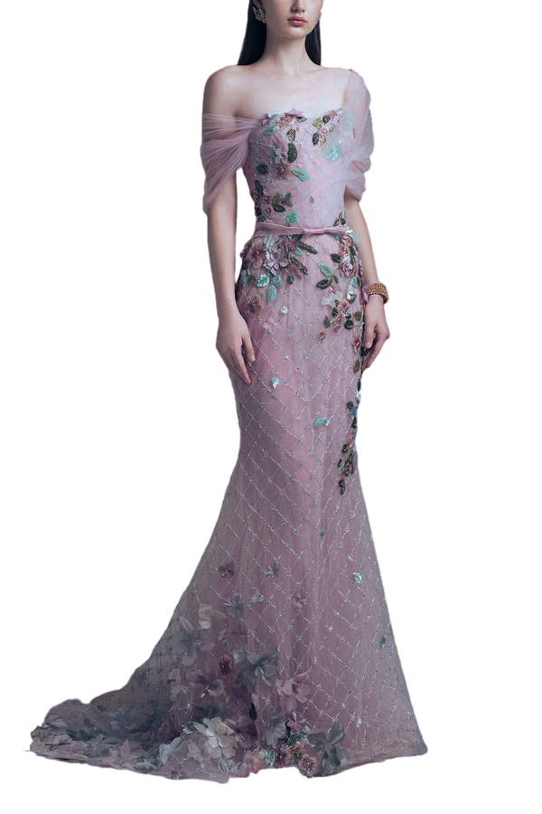 Blush Meadow Enchantment Gown