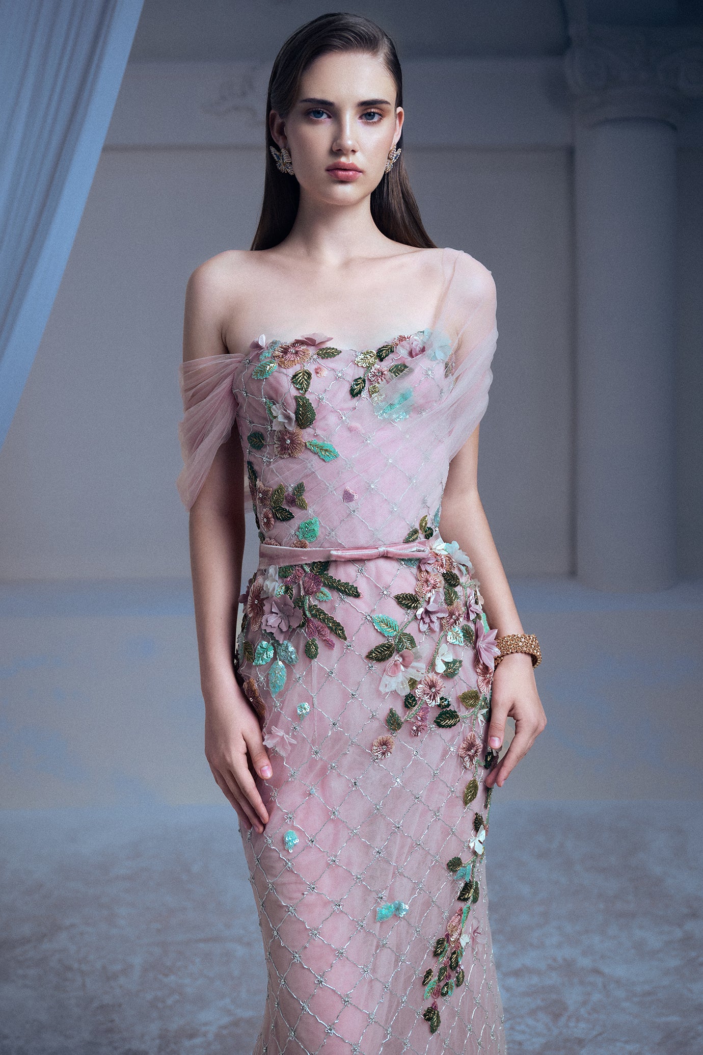 Blush Meadow Enchantment Gown