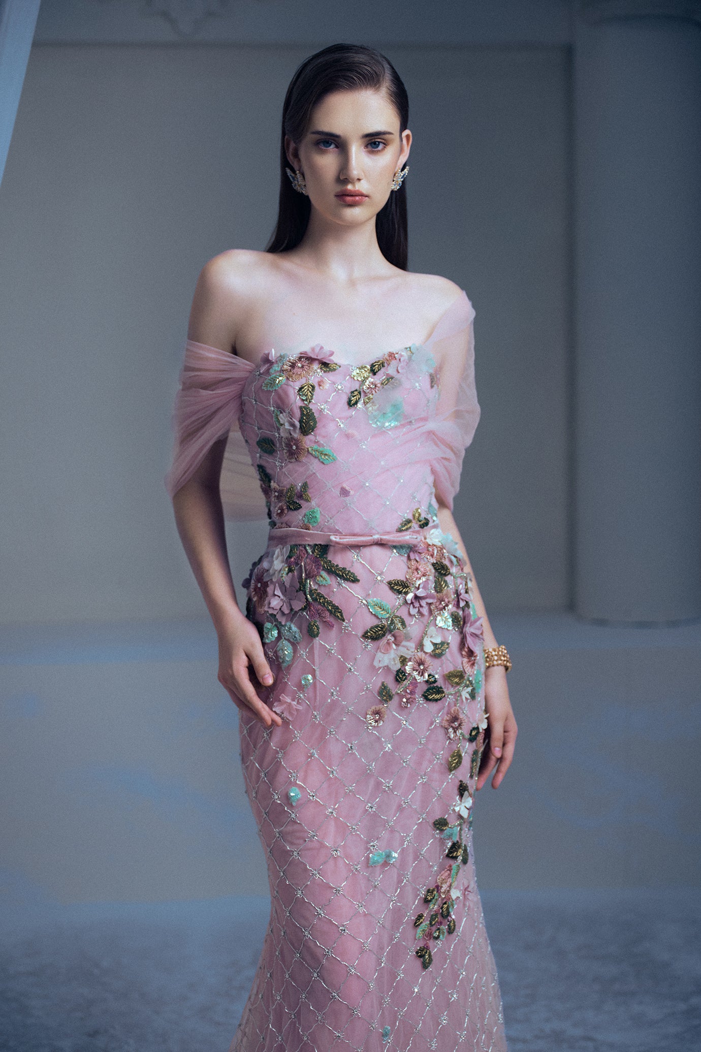 Blush Meadow Enchantment Gown