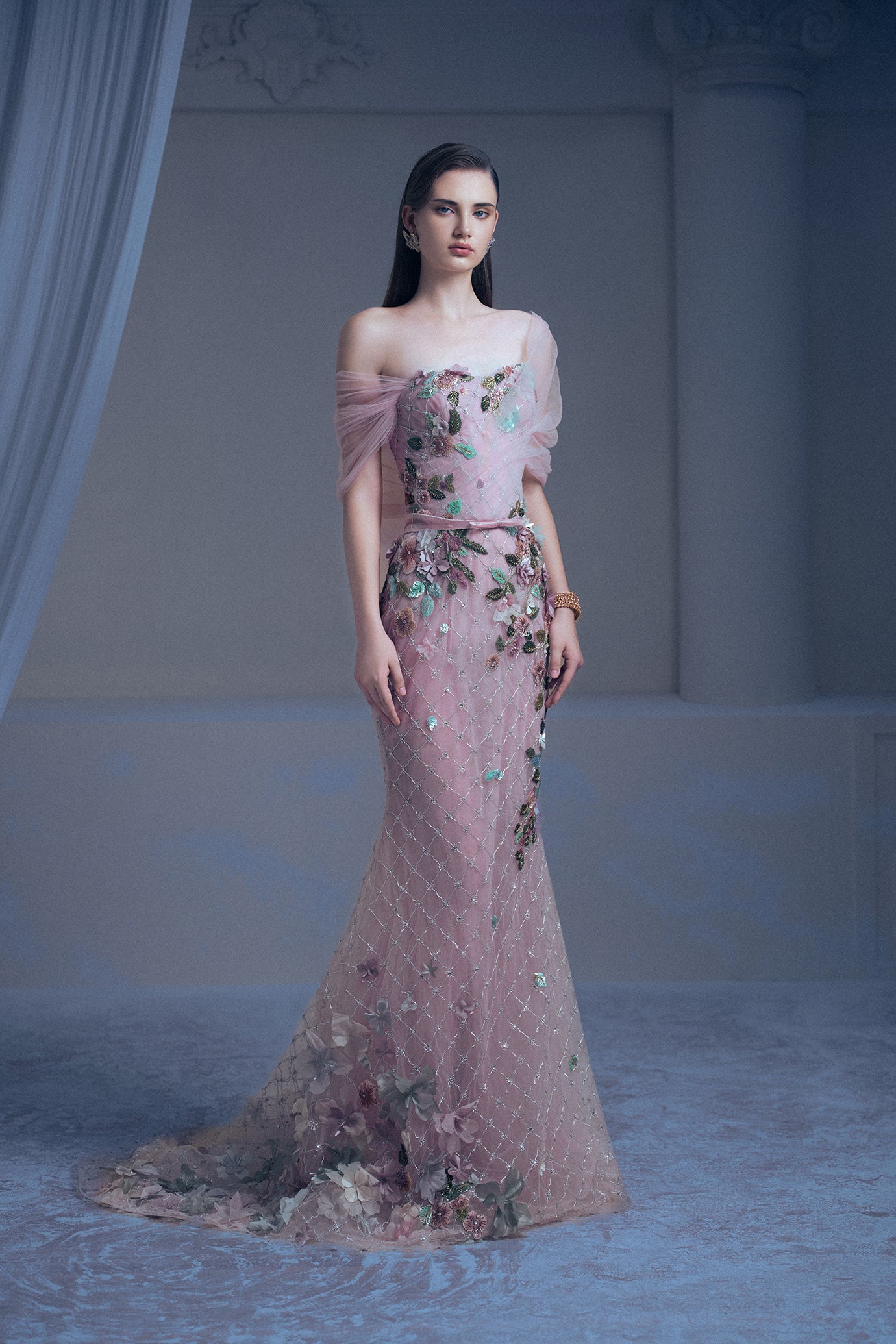 Blush Meadow Enchantment Gown